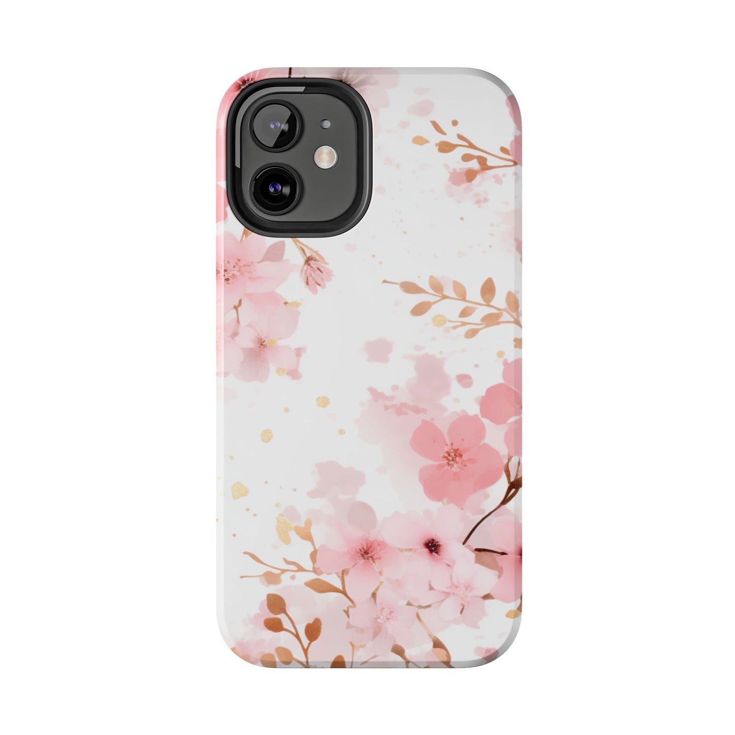 Soft Pink Cherry Blossom iPhone Case – Elegant Floral Design - BOGO Cases