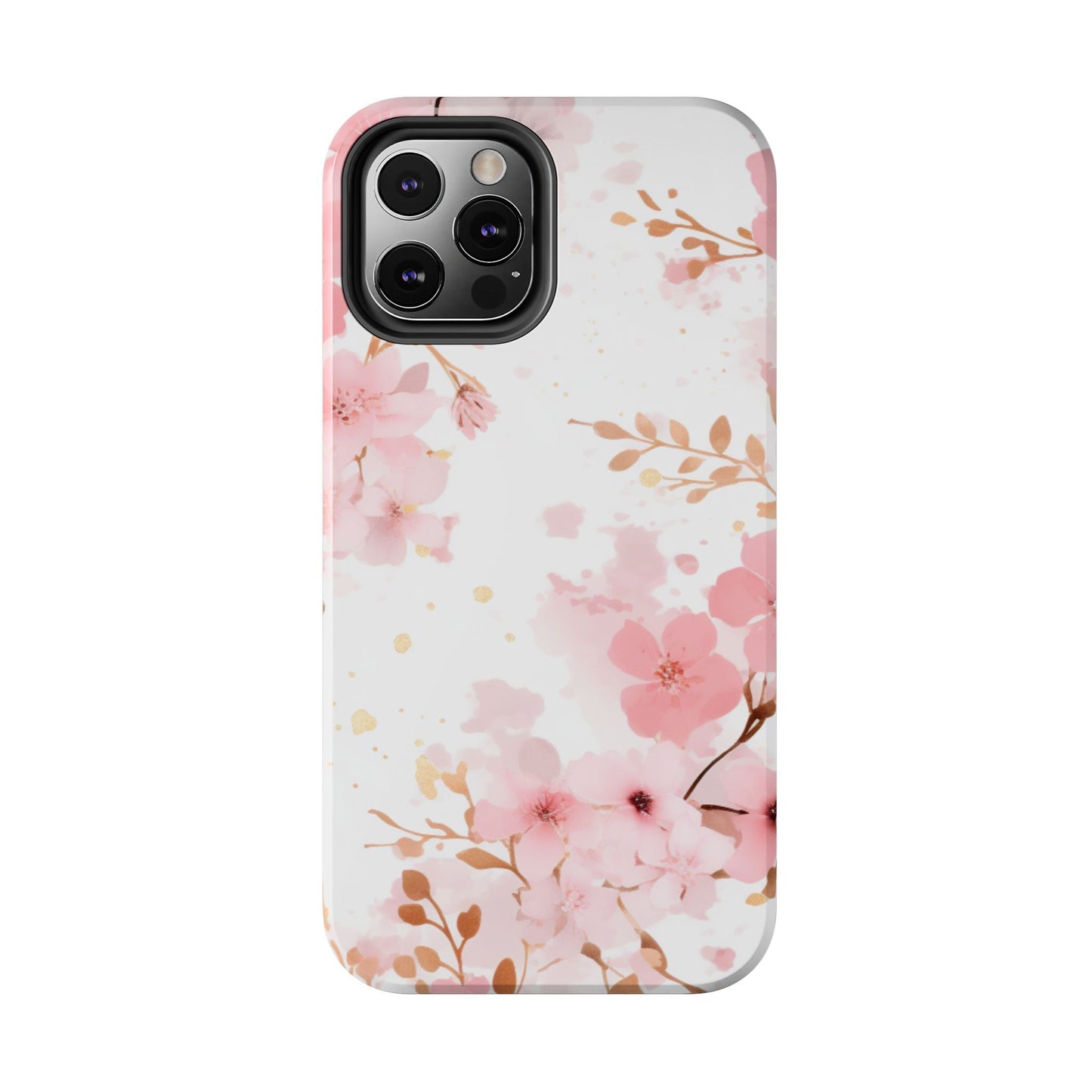 Soft Pink Cherry Blossom iPhone Case – Elegant Floral Design - BOGO Cases
