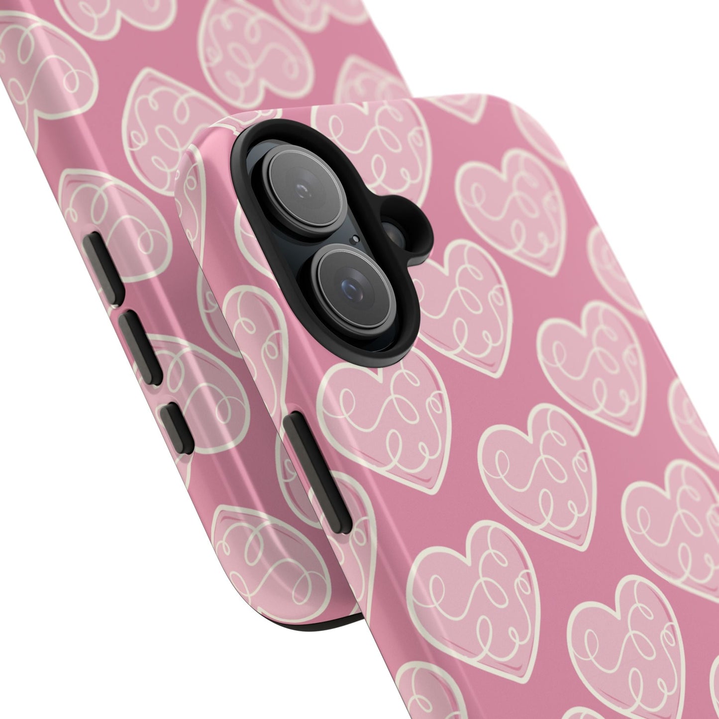 Soft Pink Hearts – iPhone Case - BOGO Cases