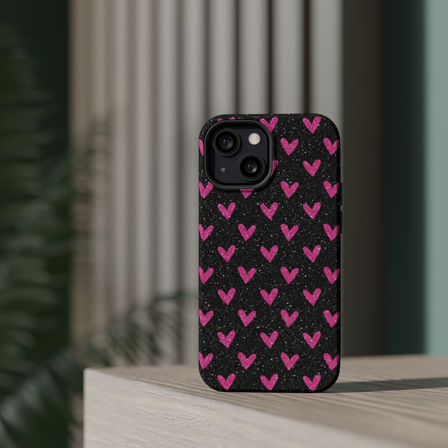 Sparkling Pink Hearts MagSafe Case - BOGO Cases