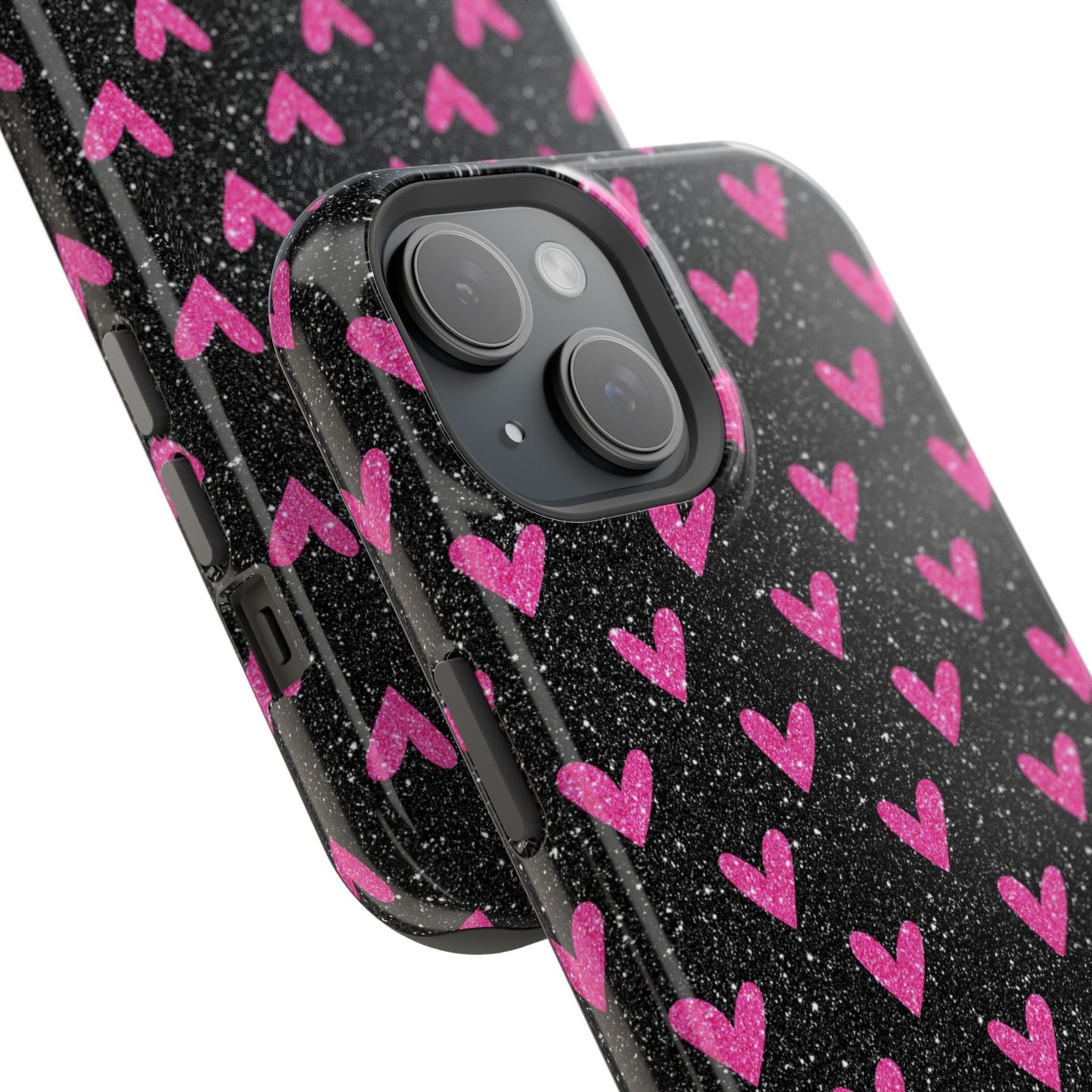 Sparkling Pink Hearts MagSafe Case - BOGO Cases