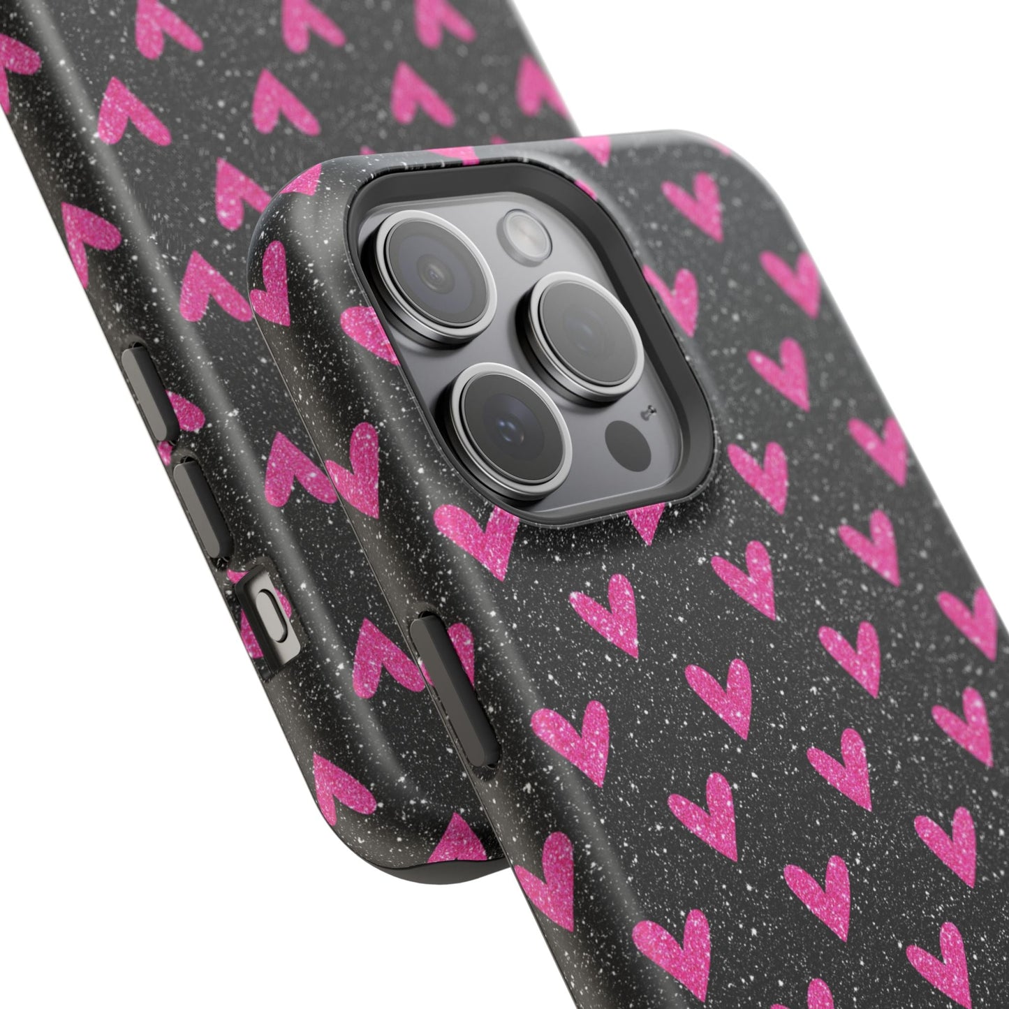 Sparkling Pink Hearts MagSafe Case - BOGO Cases