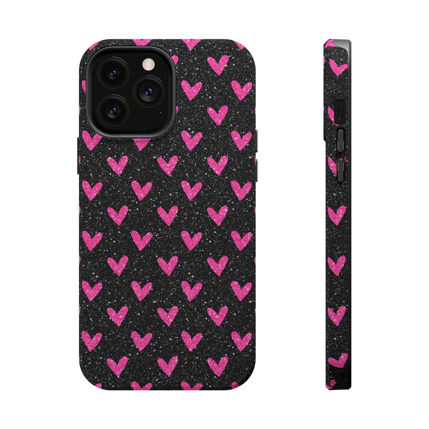 Sparkling Pink Hearts MagSafe Case - BOGO Cases