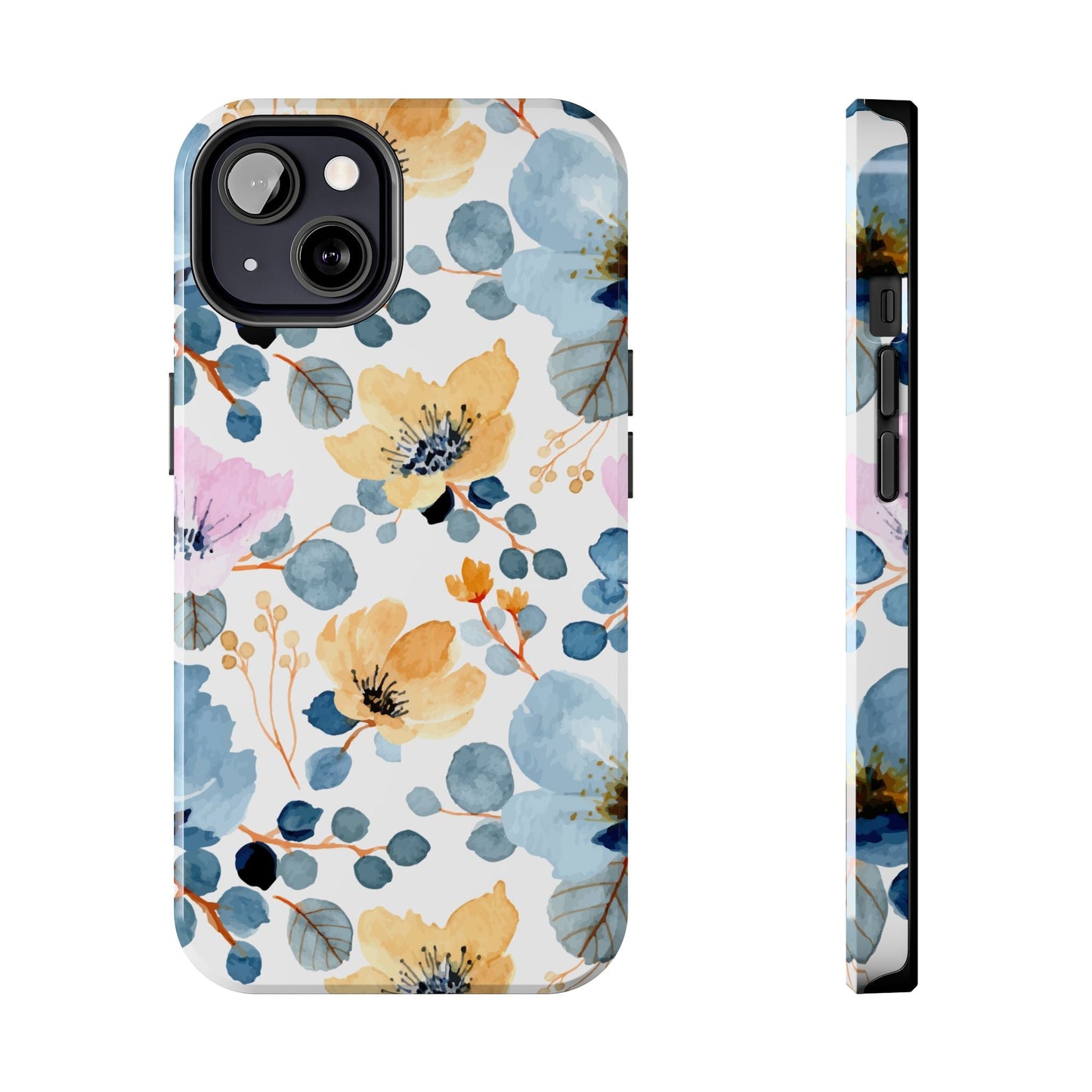 Spring Radiance – iPhone Series Case with Bright Watercolor Flowers - BOGO Cases