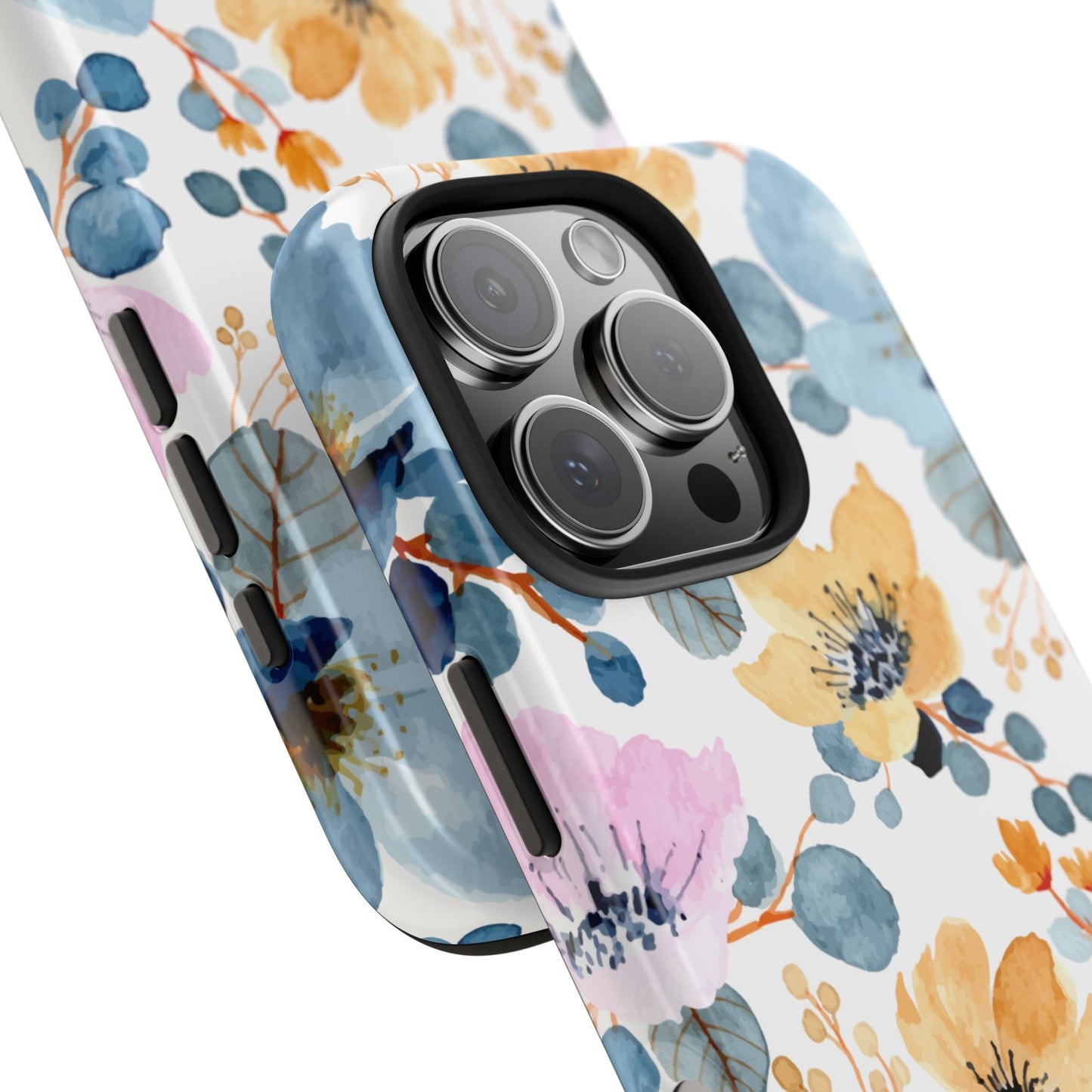 Spring Radiance – iPhone Series Case with Bright Watercolor Flowers - BOGO Cases
