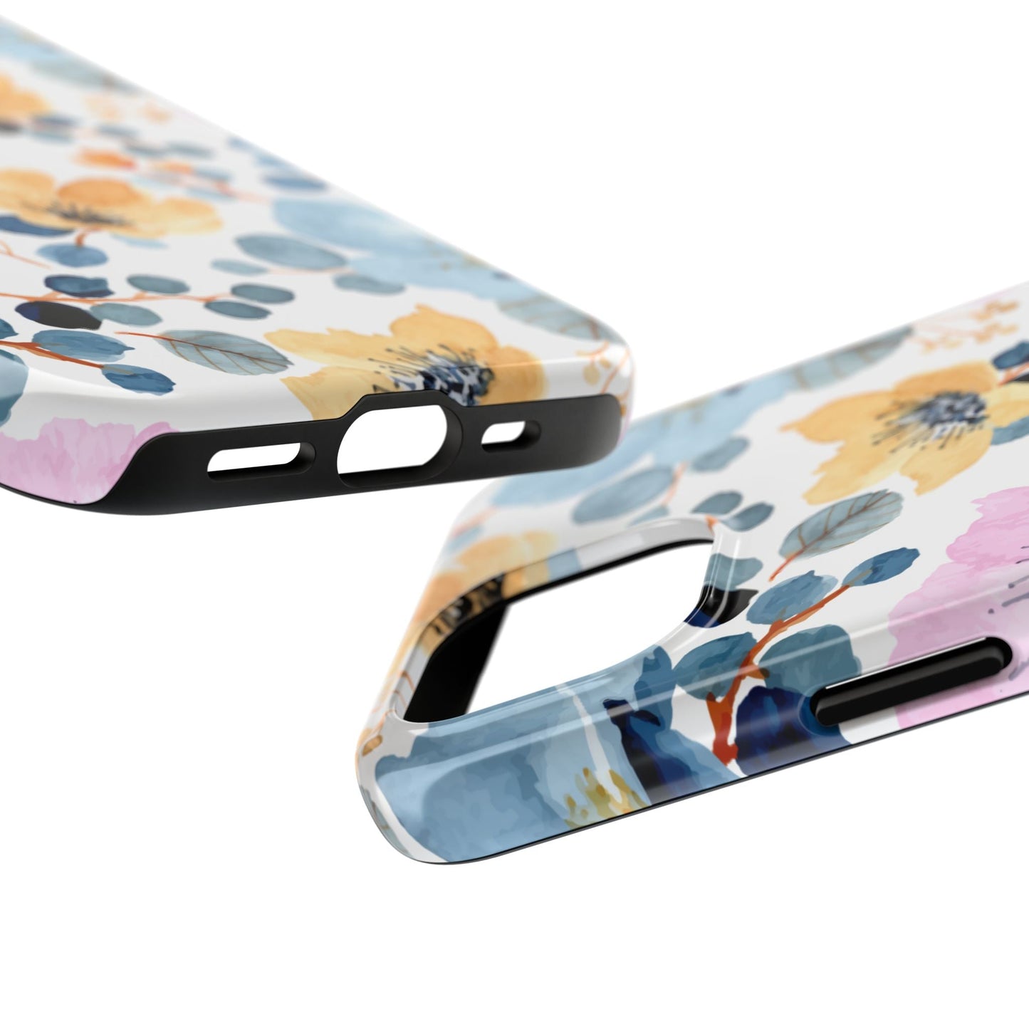 Spring Radiance – iPhone Series Case with Bright Watercolor Flowers - BOGO Cases