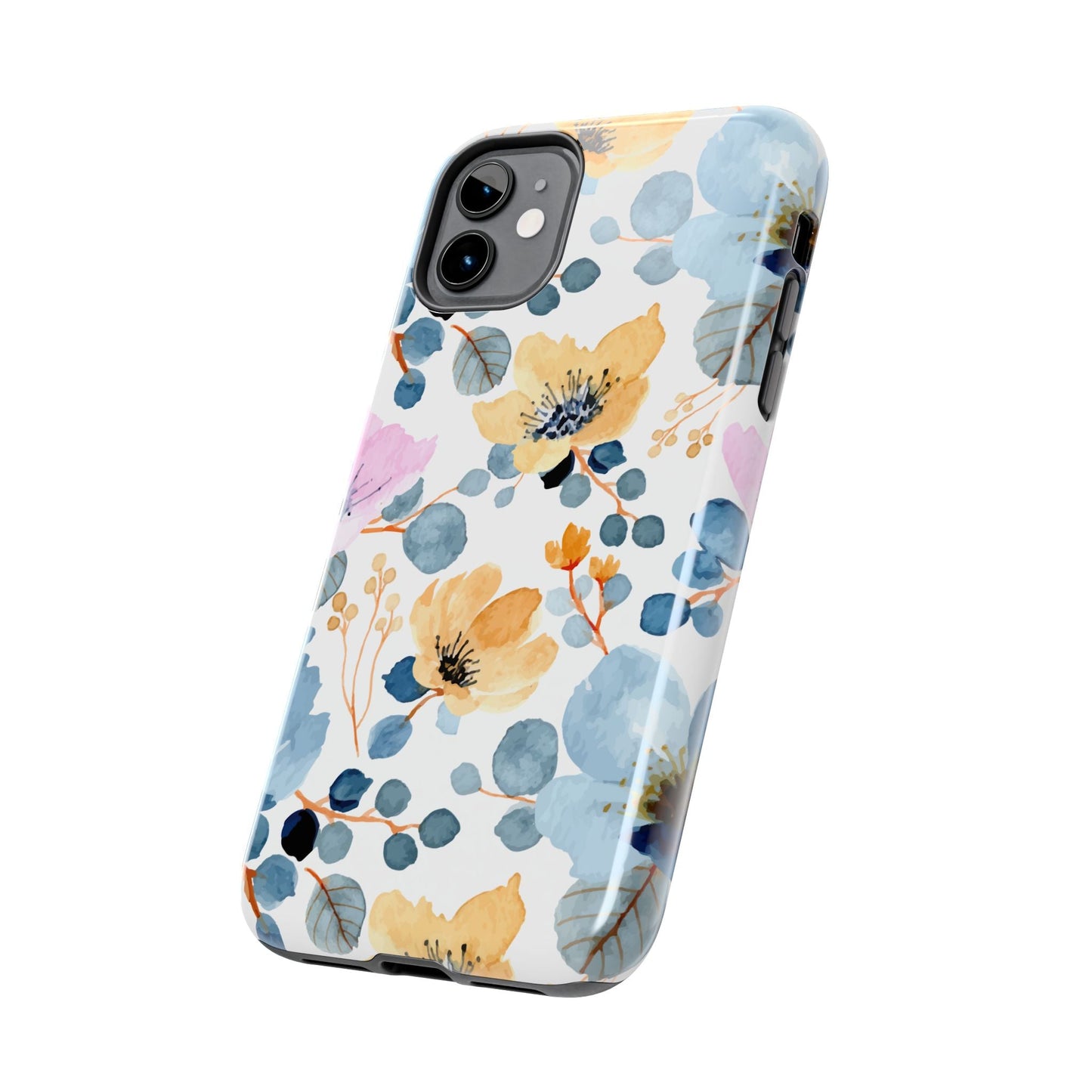 Spring Radiance – iPhone Series Case with Bright Watercolor Flowers - BOGO Cases