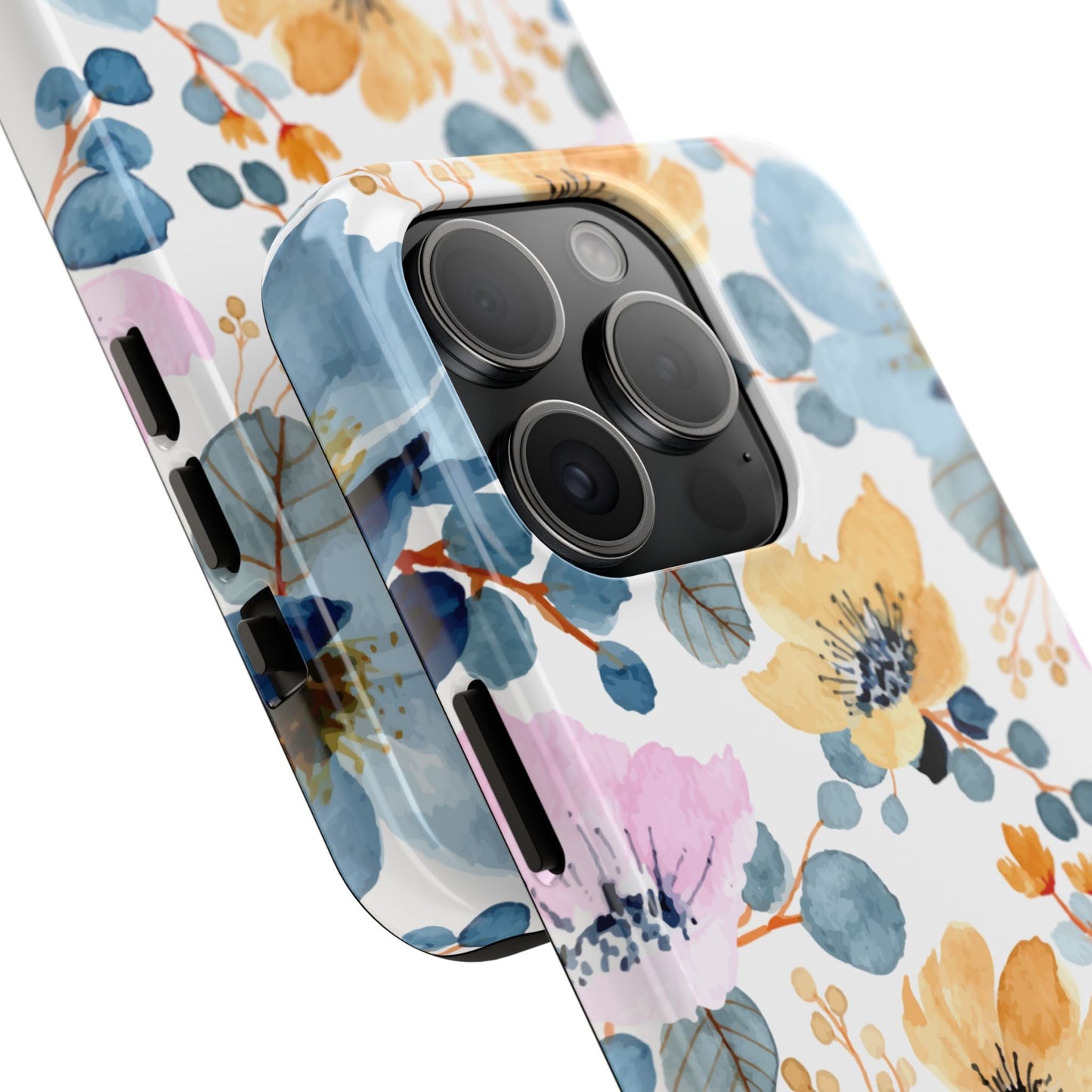 Spring Radiance – iPhone Series Case with Bright Watercolor Flowers - BOGO Cases