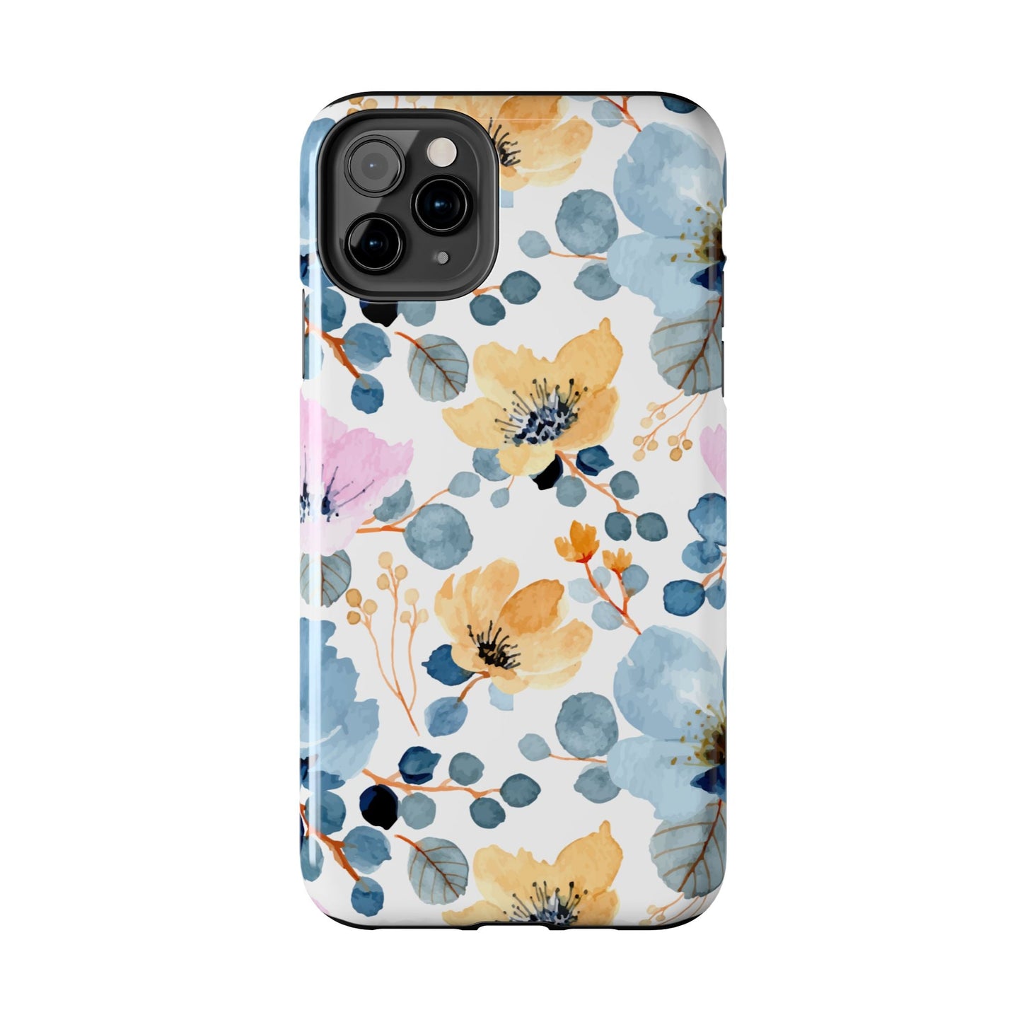 Spring Radiance – iPhone Series Case with Bright Watercolor Flowers - BOGO Cases