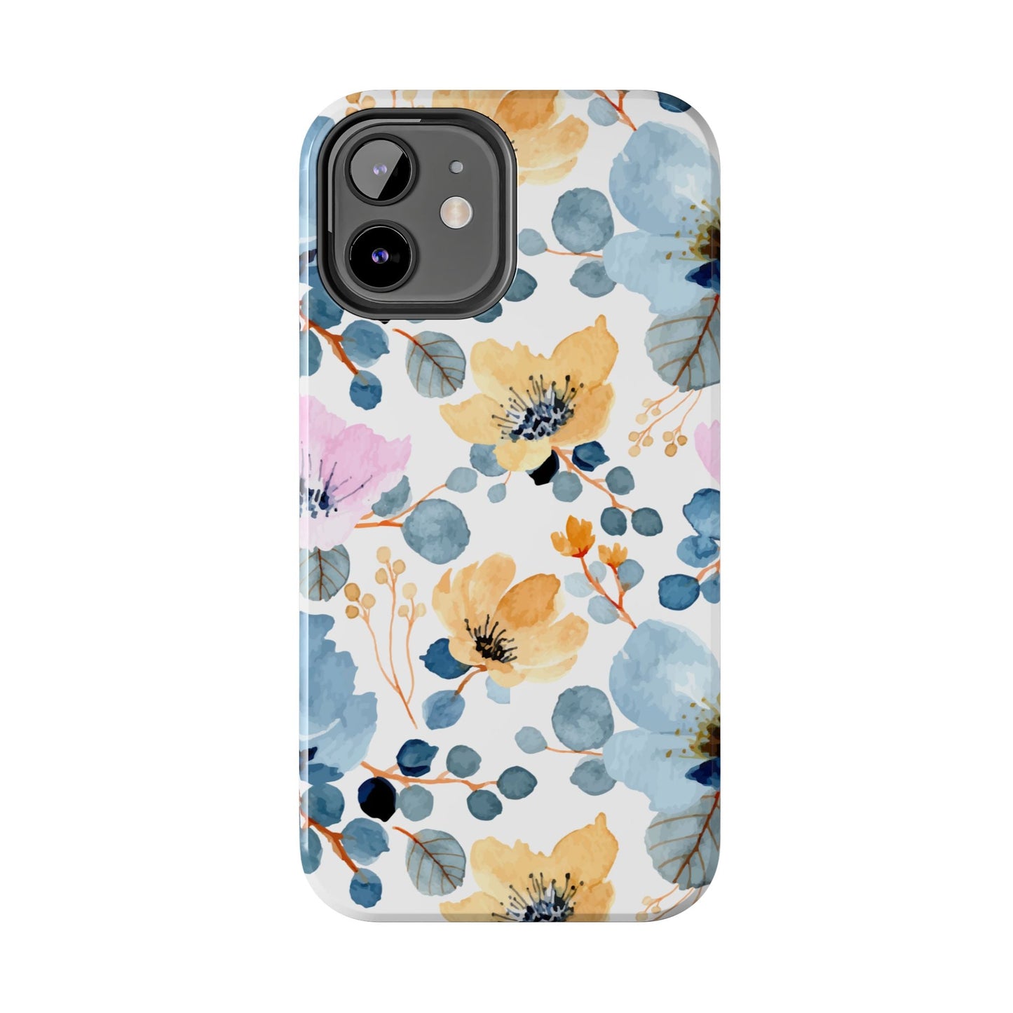 Spring Radiance – iPhone Series Case with Bright Watercolor Flowers - BOGO Cases