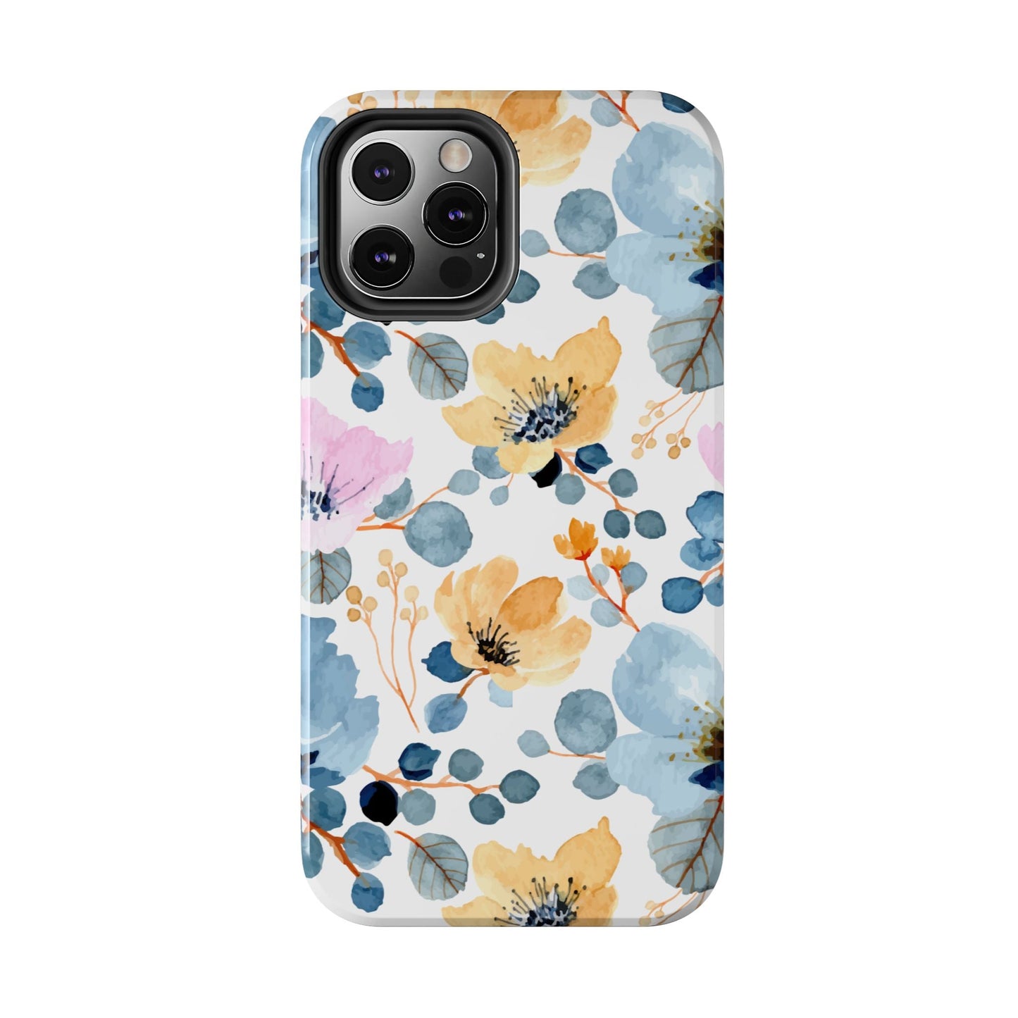 Spring Radiance – iPhone Series Case with Bright Watercolor Flowers - BOGO Cases