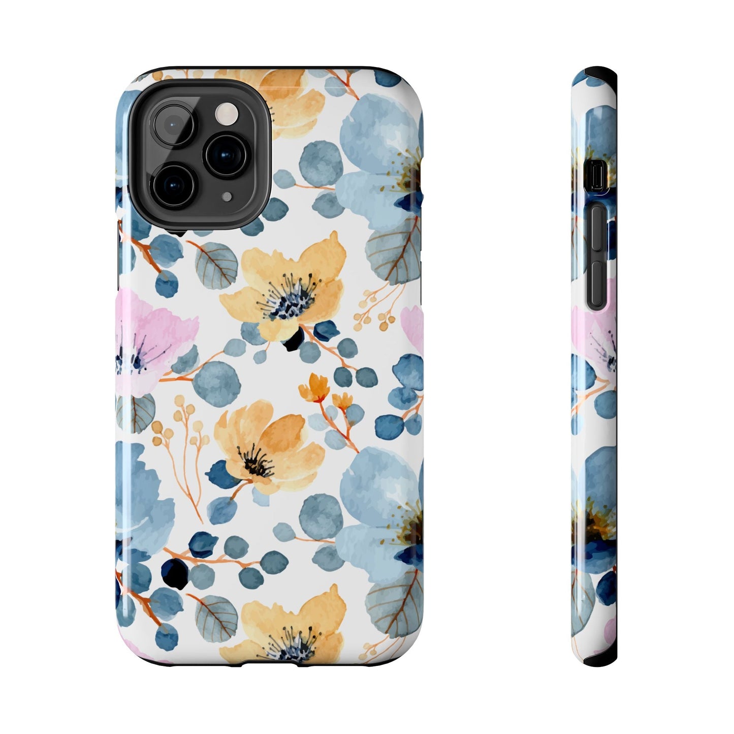 Spring Radiance – iPhone Series Case with Bright Watercolor Flowers - BOGO Cases