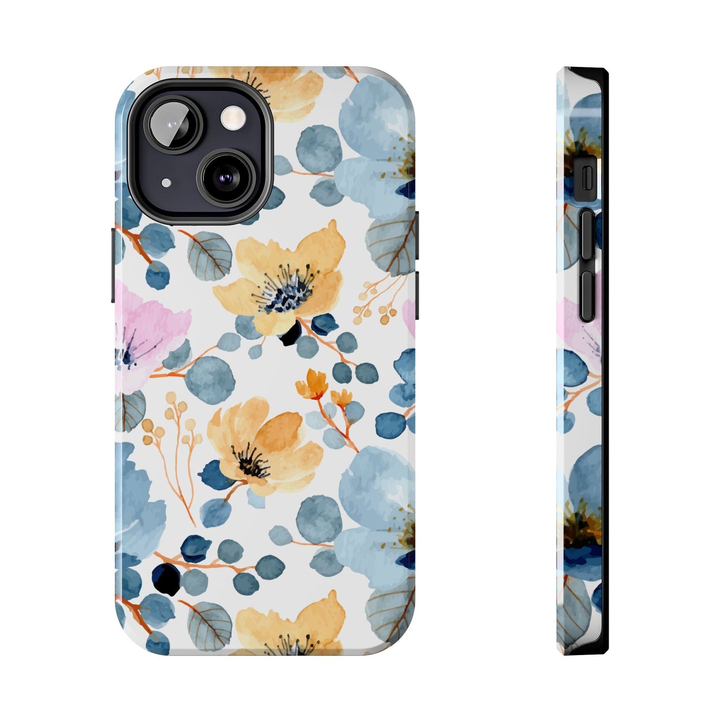 Spring Radiance – iPhone Series Case with Bright Watercolor Flowers - BOGO Cases