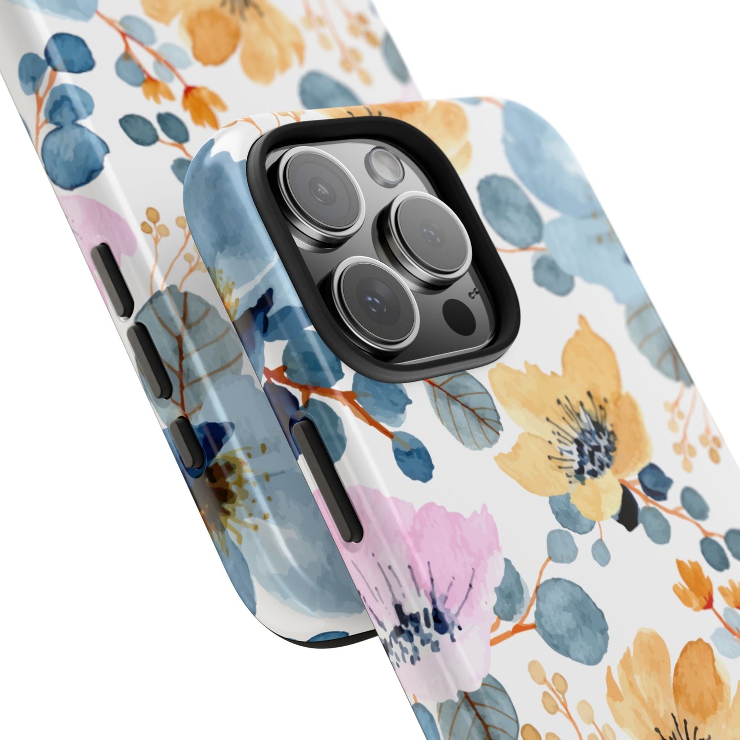 Spring Radiance – iPhone Series Case with Bright Watercolor Flowers - BOGO Cases