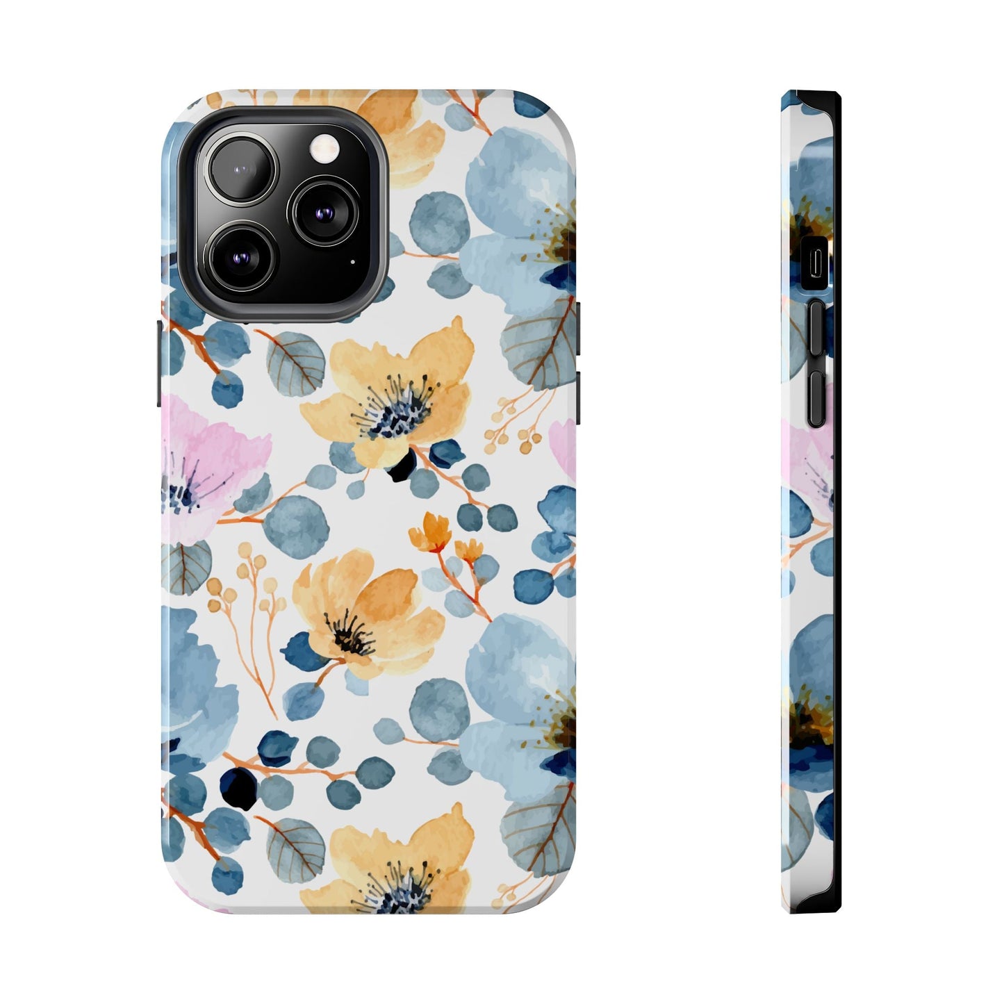 Spring Radiance – iPhone Series Case with Bright Watercolor Flowers - BOGO Cases