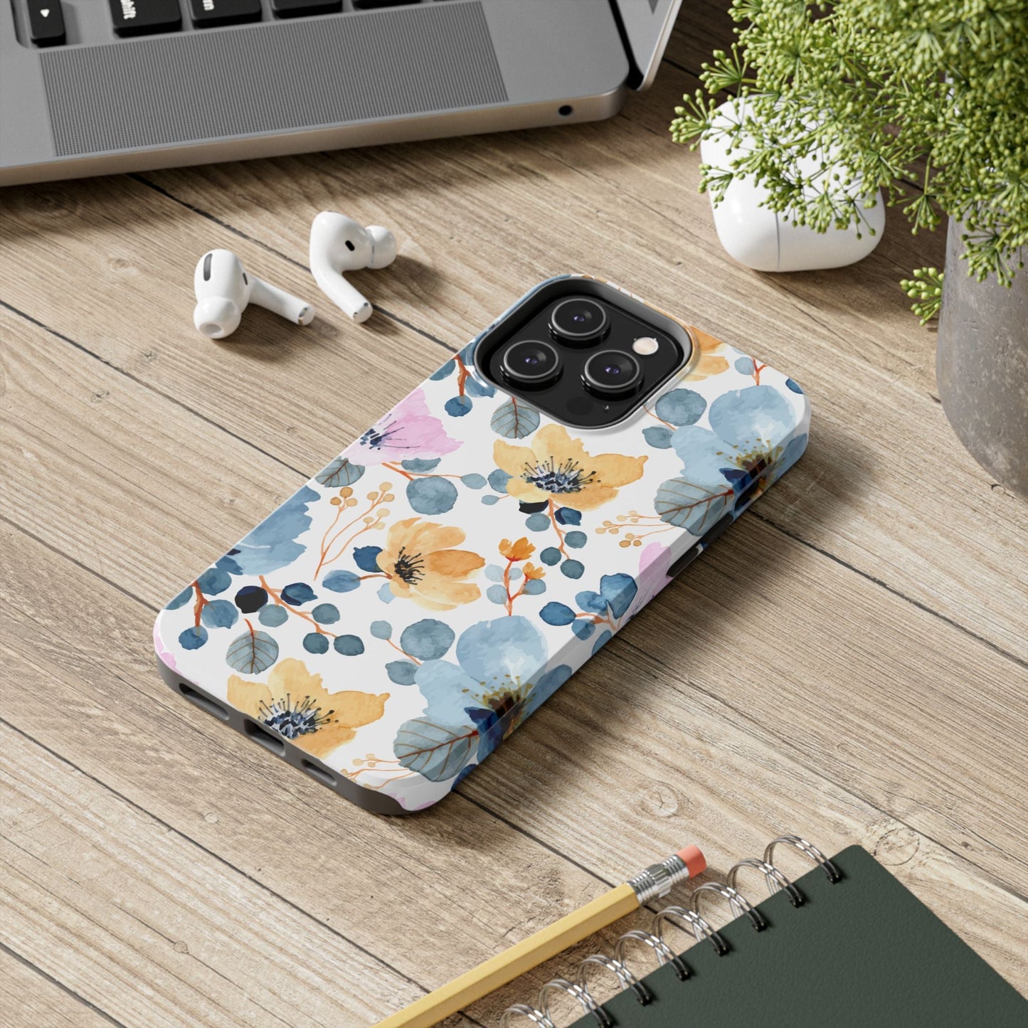 Spring Radiance – iPhone Series Case with Bright Watercolor Flowers - BOGO Cases