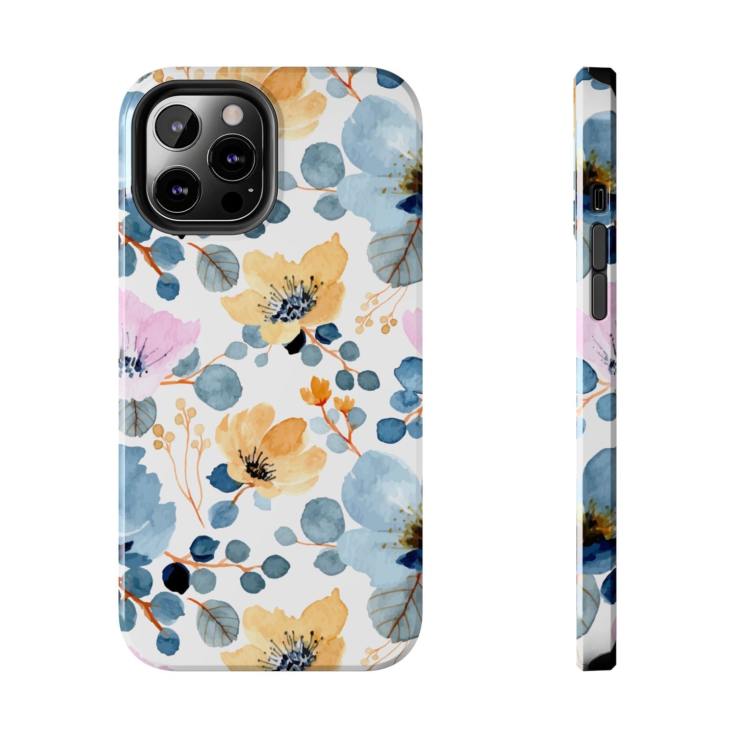 Spring Radiance – iPhone Series Case with Bright Watercolor Flowers - BOGO Cases