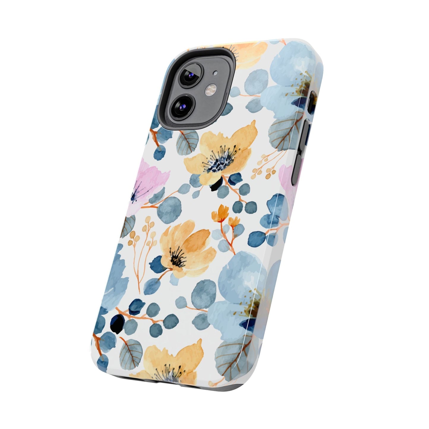 Spring Radiance – iPhone Series Case with Bright Watercolor Flowers - BOGO Cases