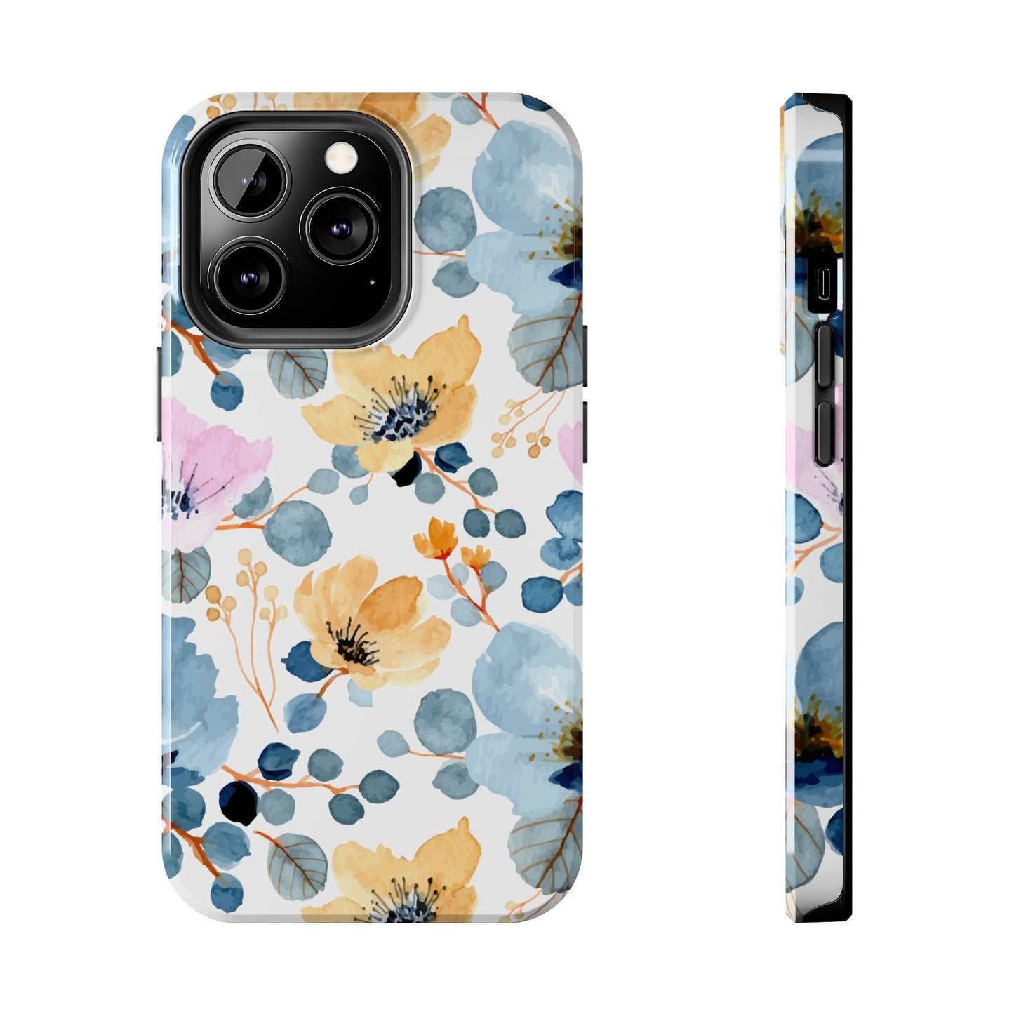 Spring Radiance – iPhone Series Case with Bright Watercolor Flowers - BOGO Cases