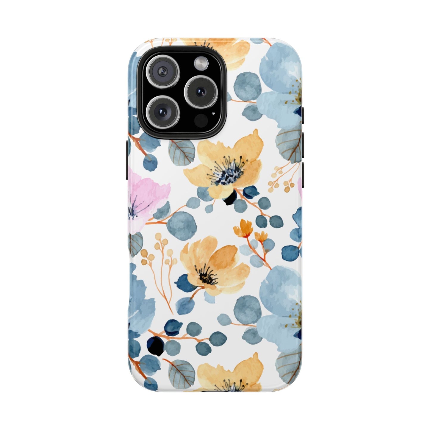 Spring Radiance – iPhone Series Case with Bright Watercolor Flowers - BOGO Cases