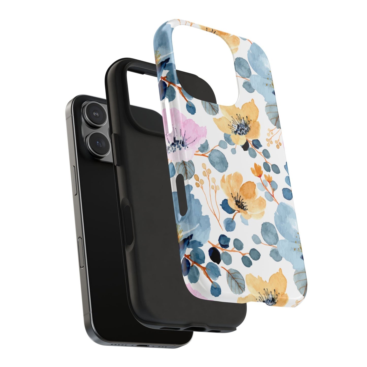 Spring Radiance – iPhone Series Case with Bright Watercolor Flowers - BOGO Cases