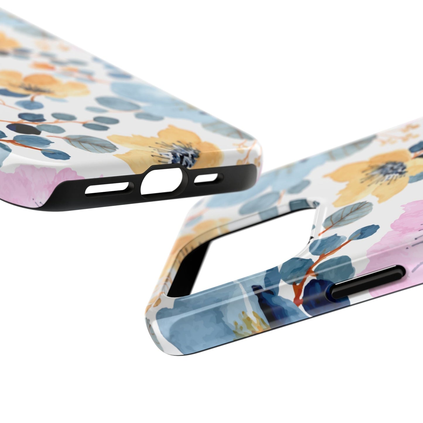 Spring Radiance – iPhone Series Case with Bright Watercolor Flowers - BOGO Cases