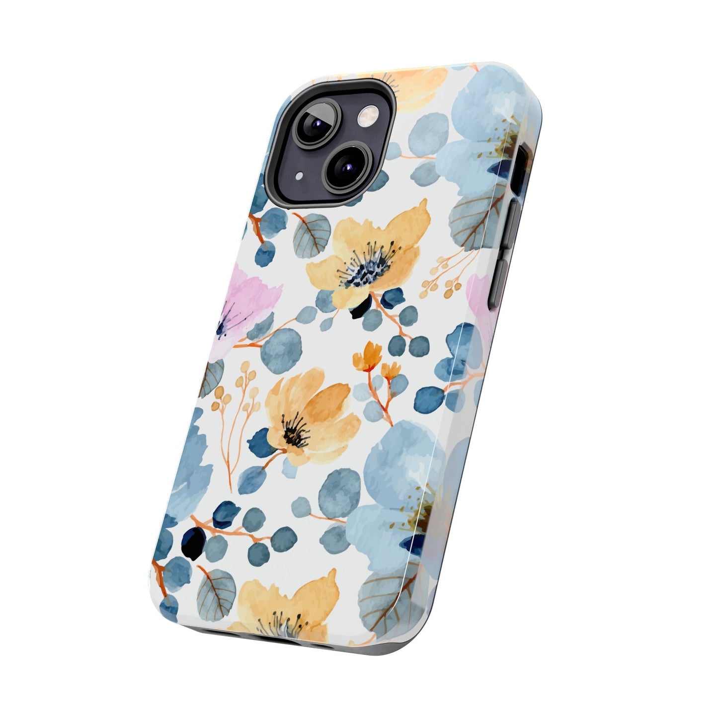 Spring Radiance – iPhone Series Case with Bright Watercolor Flowers - BOGO Cases