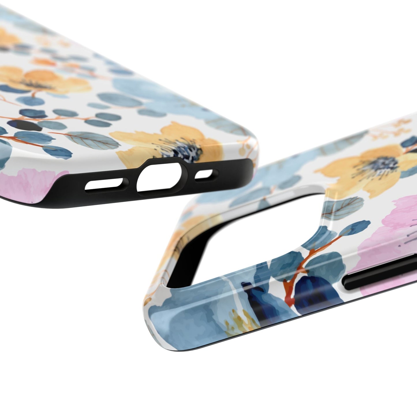 Spring Radiance – iPhone Series Case with Bright Watercolor Flowers - BOGO Cases