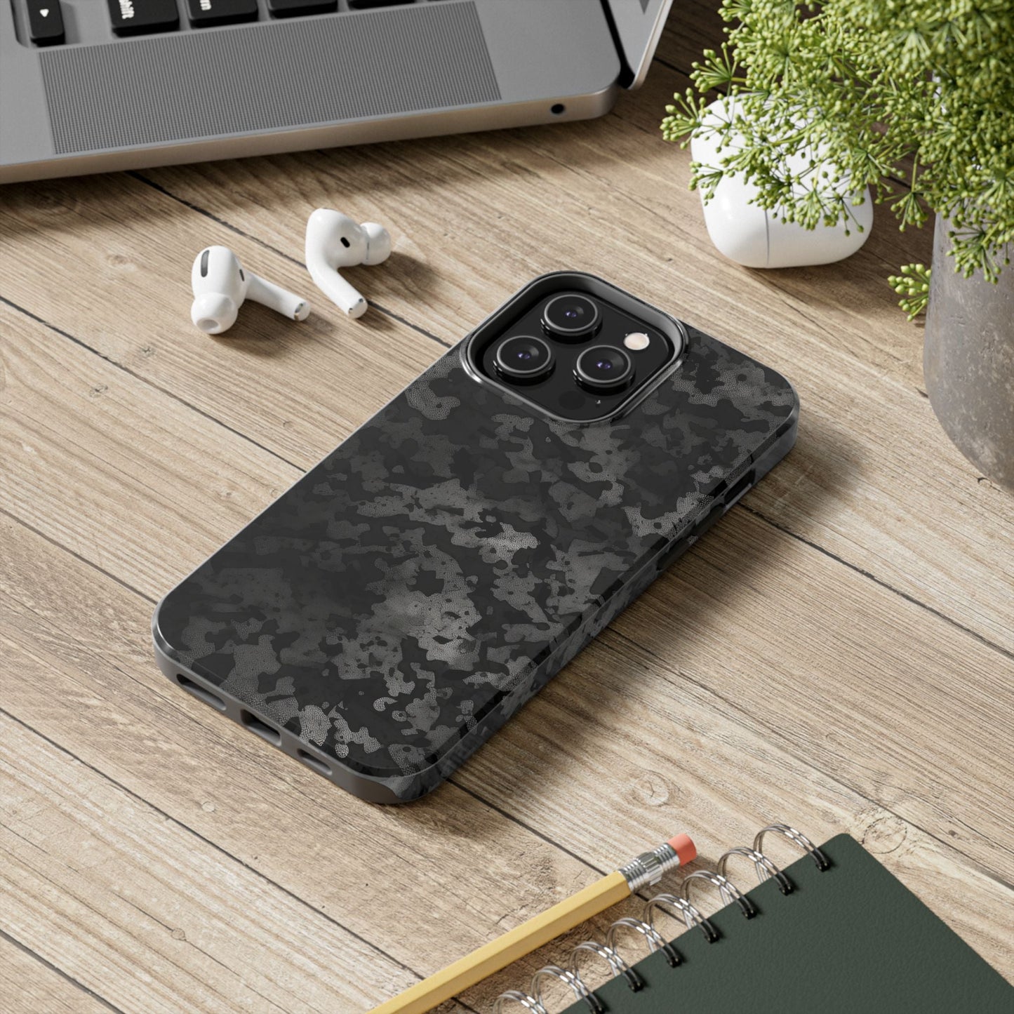 Stealth Black Camo iPhone Case - BOGO Cases
