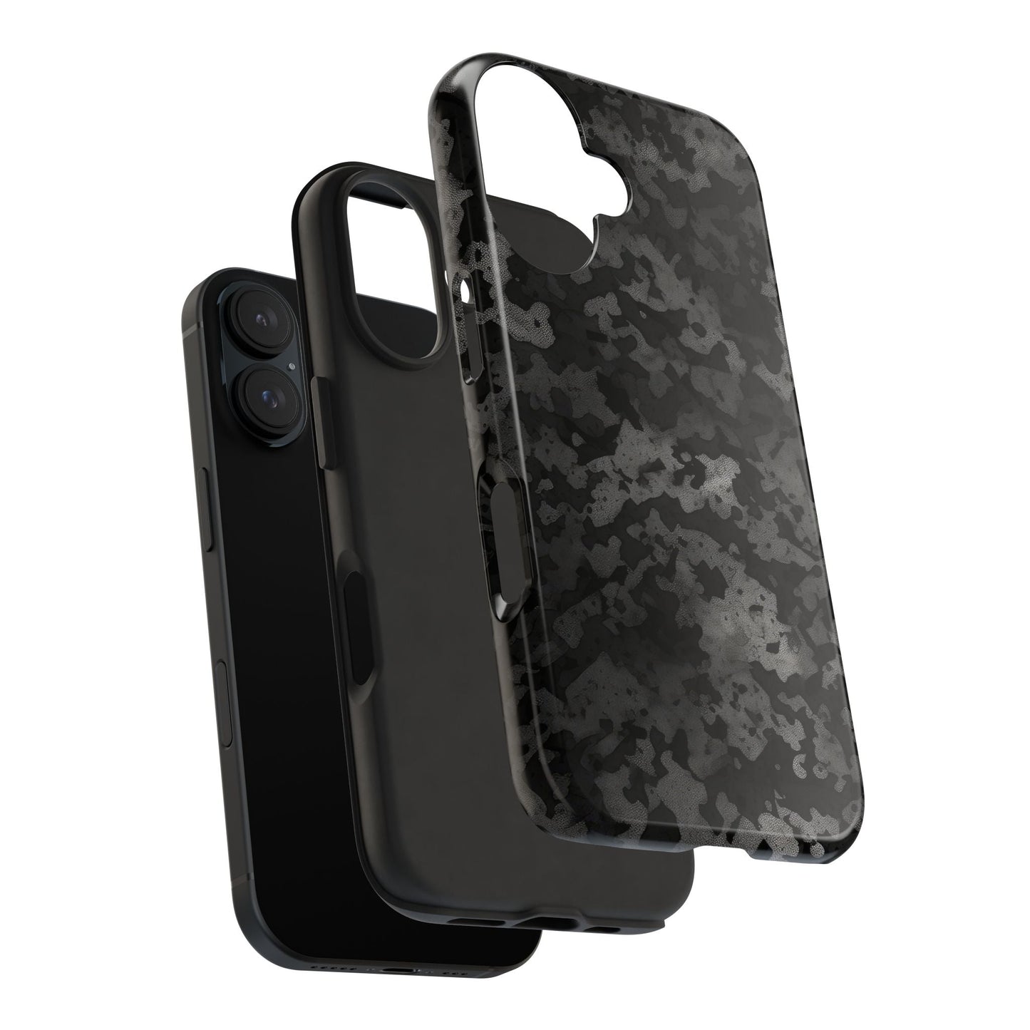 Stealth Black Camo iPhone Case - BOGO Cases