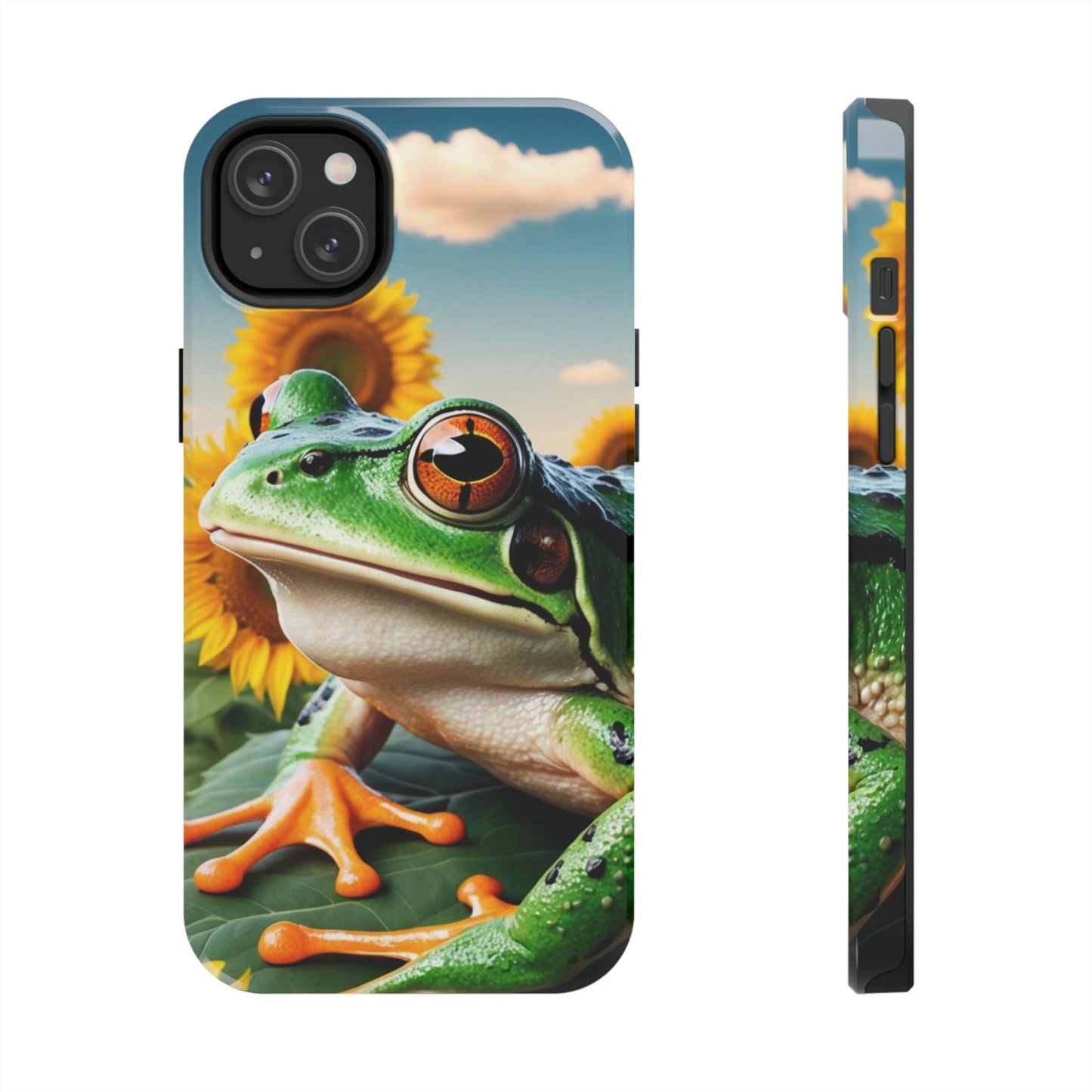 Sunflower Frog Aesthetic - iPhone Series Case - BOGO Cases