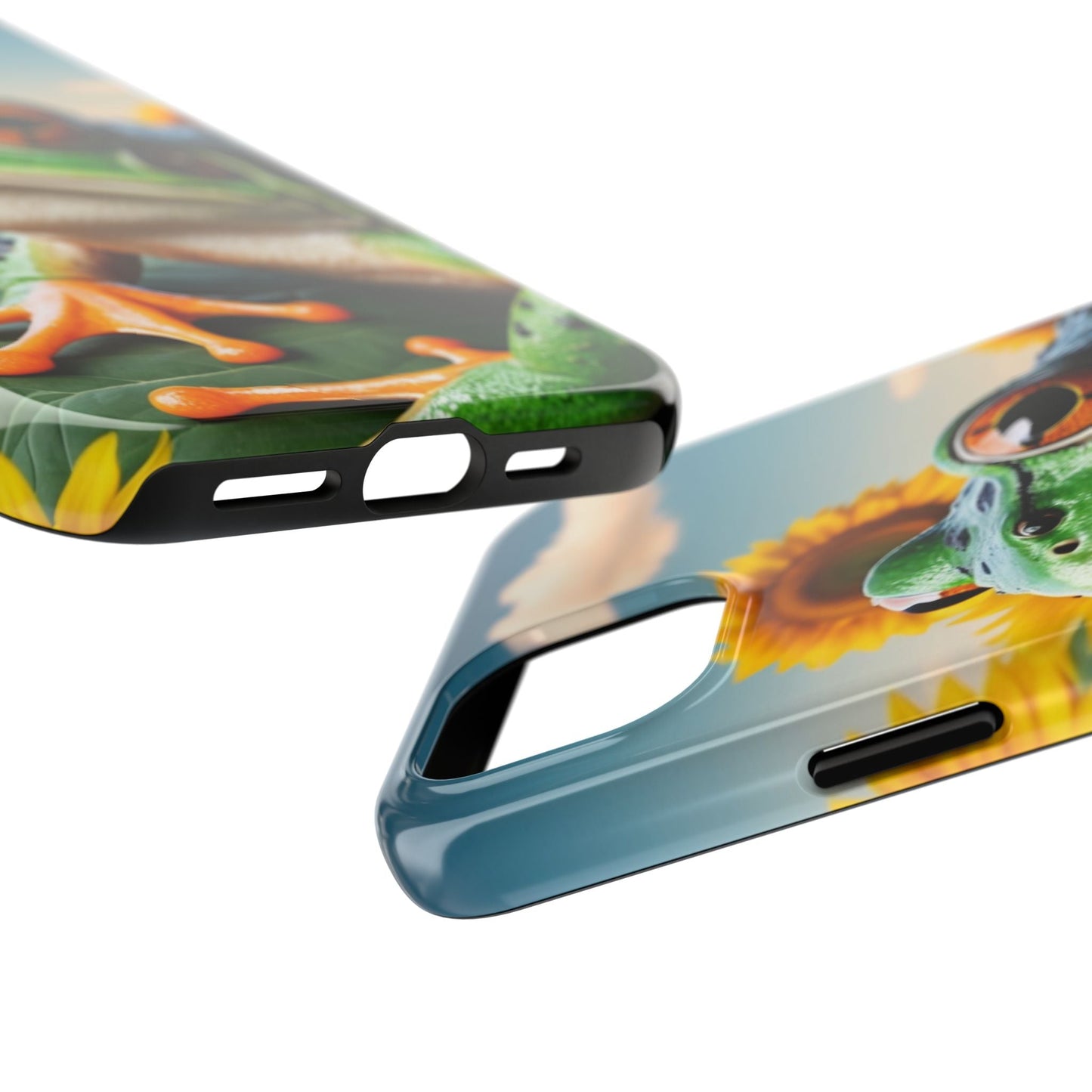 Sunflower Frog Aesthetic - iPhone Series Case - BOGO Cases