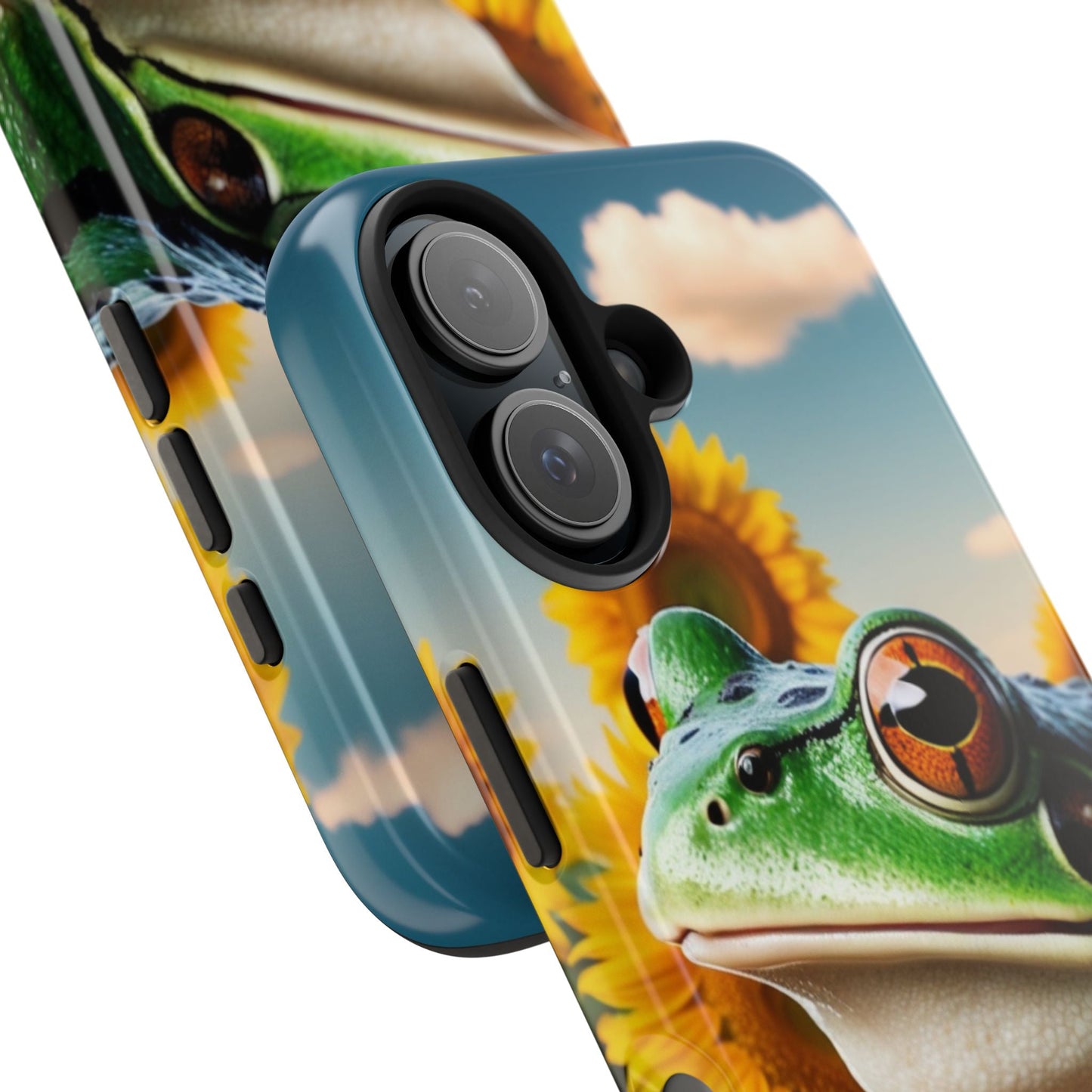 Sunflower Frog Aesthetic - iPhone Series Case - BOGO Cases