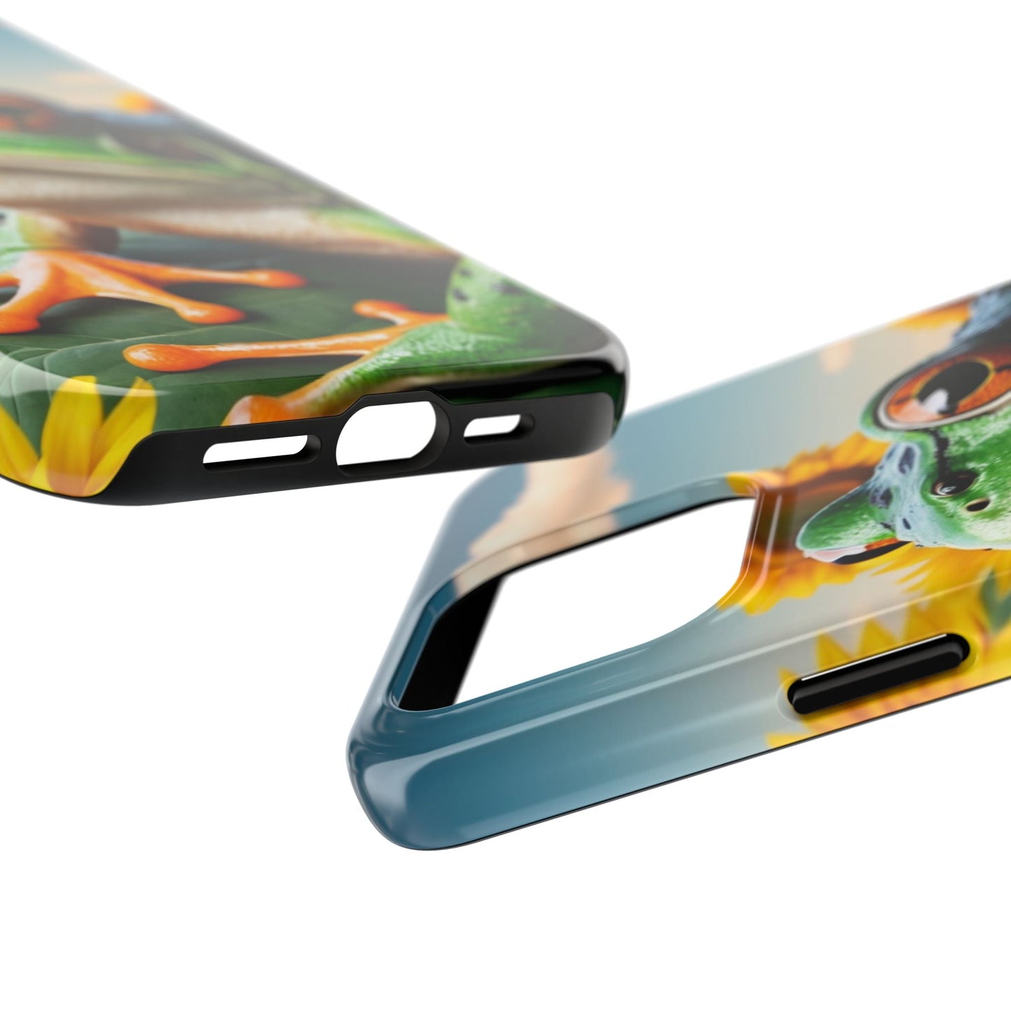 Sunflower Frog Aesthetic - iPhone Series Case - BOGO Cases