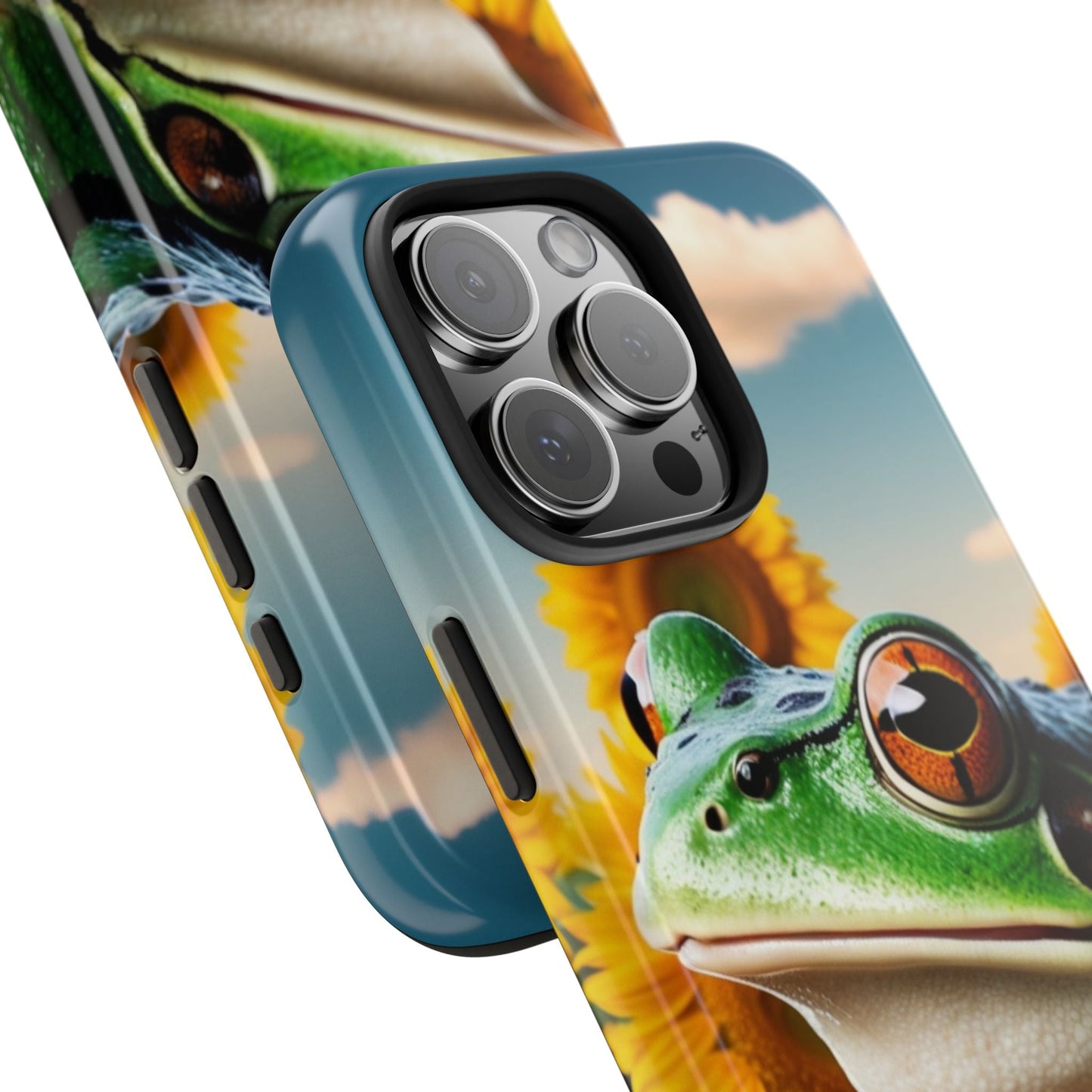 Sunflower Frog Aesthetic - iPhone Series Case - BOGO Cases