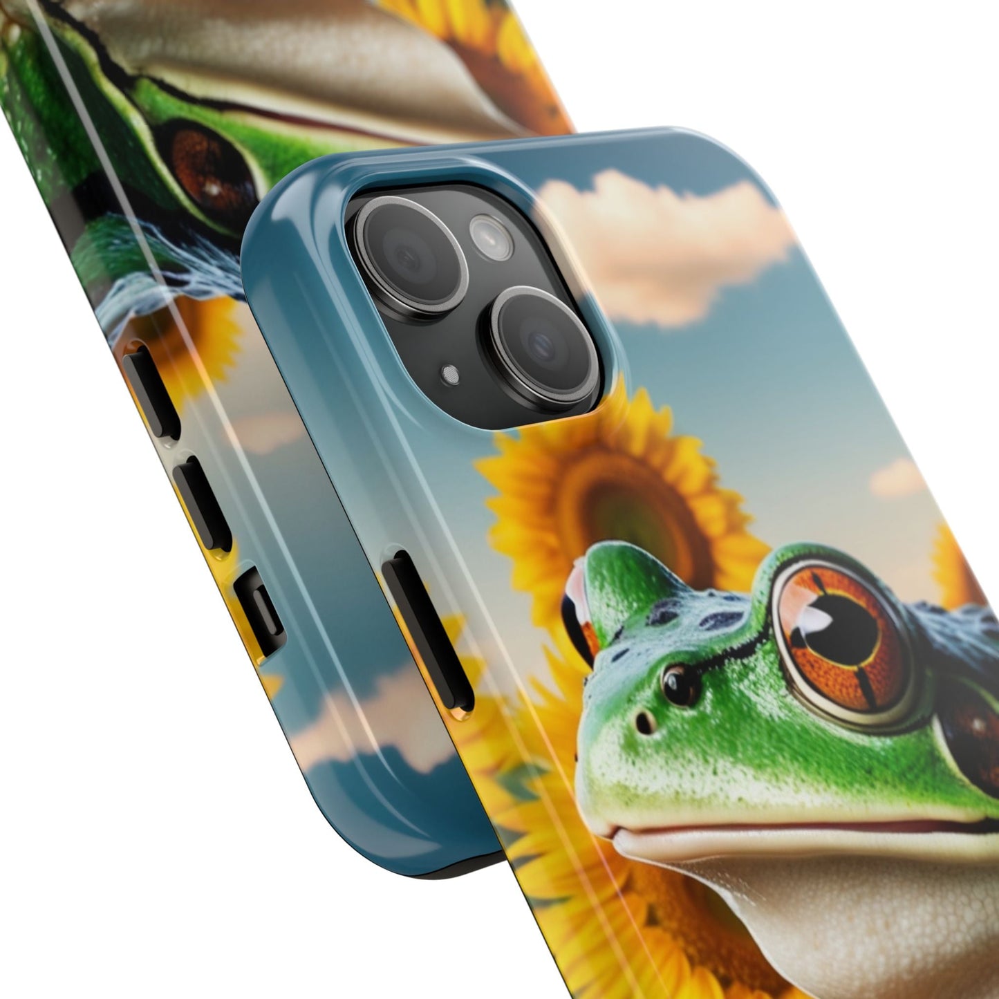 Sunflower Frog Aesthetic - iPhone Series Case - BOGO Cases
