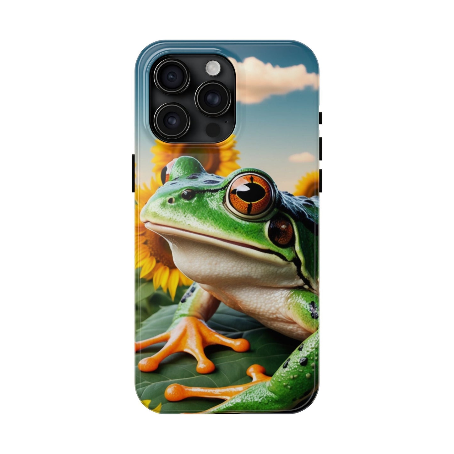 Sunflower Frog Aesthetic - iPhone Series Case - BOGO Cases