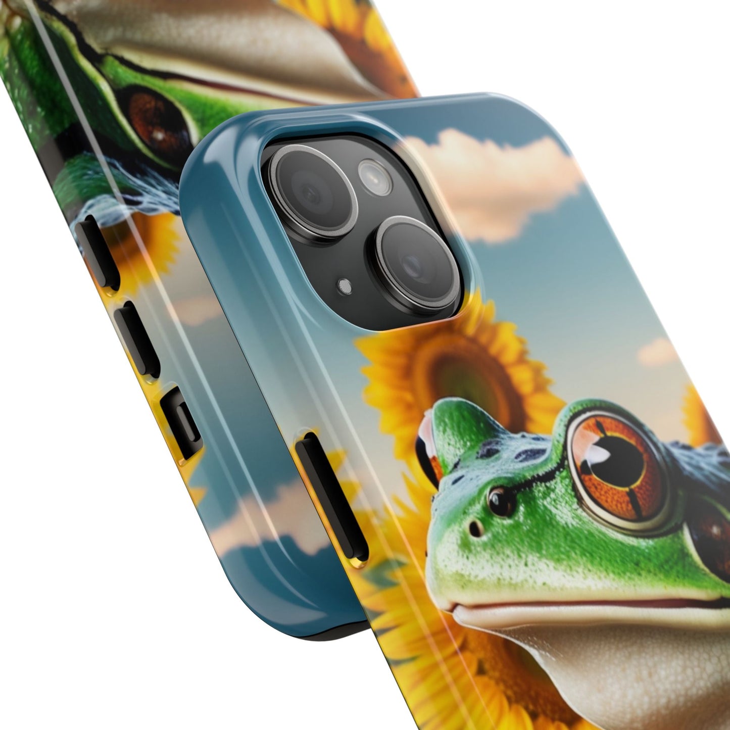 Sunflower Frog Aesthetic - iPhone Series Case - BOGO Cases
