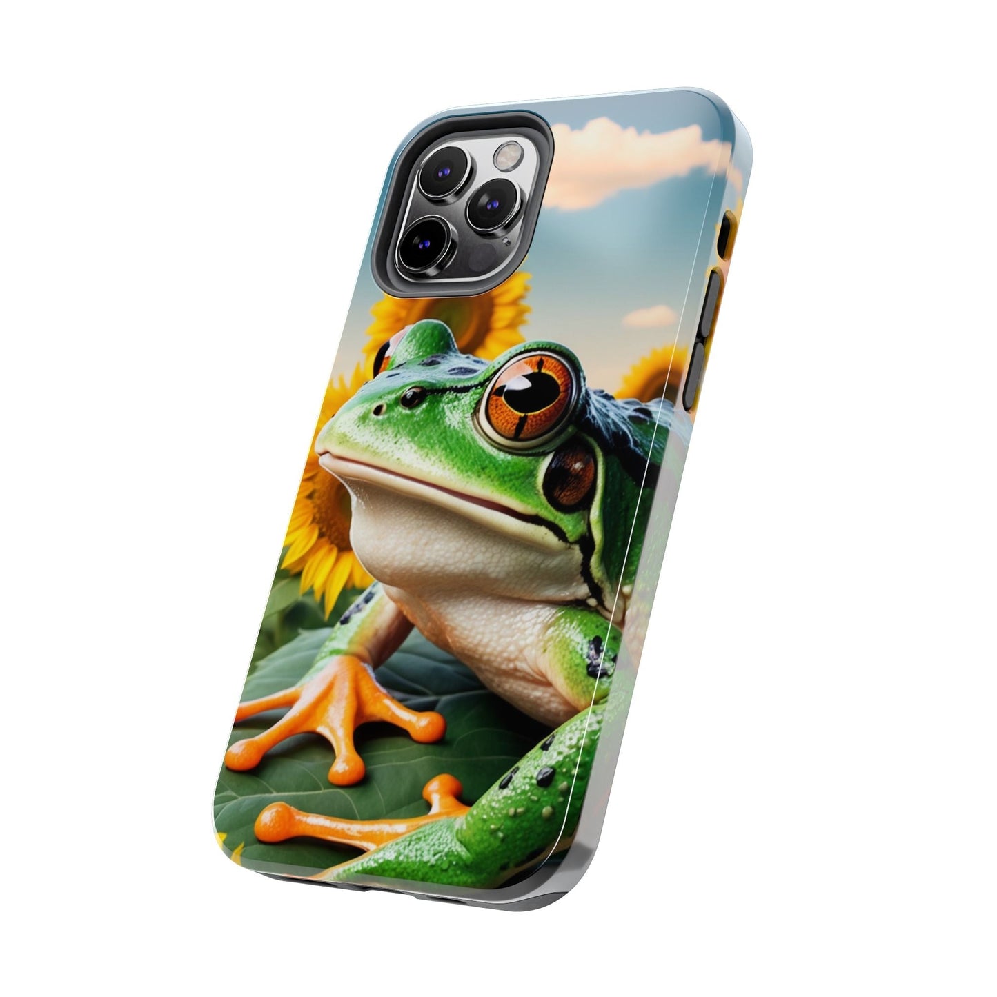 Sunflower Frog Aesthetic - iPhone Series Case - BOGO Cases