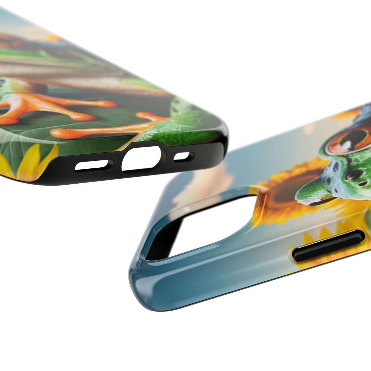 Sunflower Frog Aesthetic - iPhone Series Case - BOGO Cases