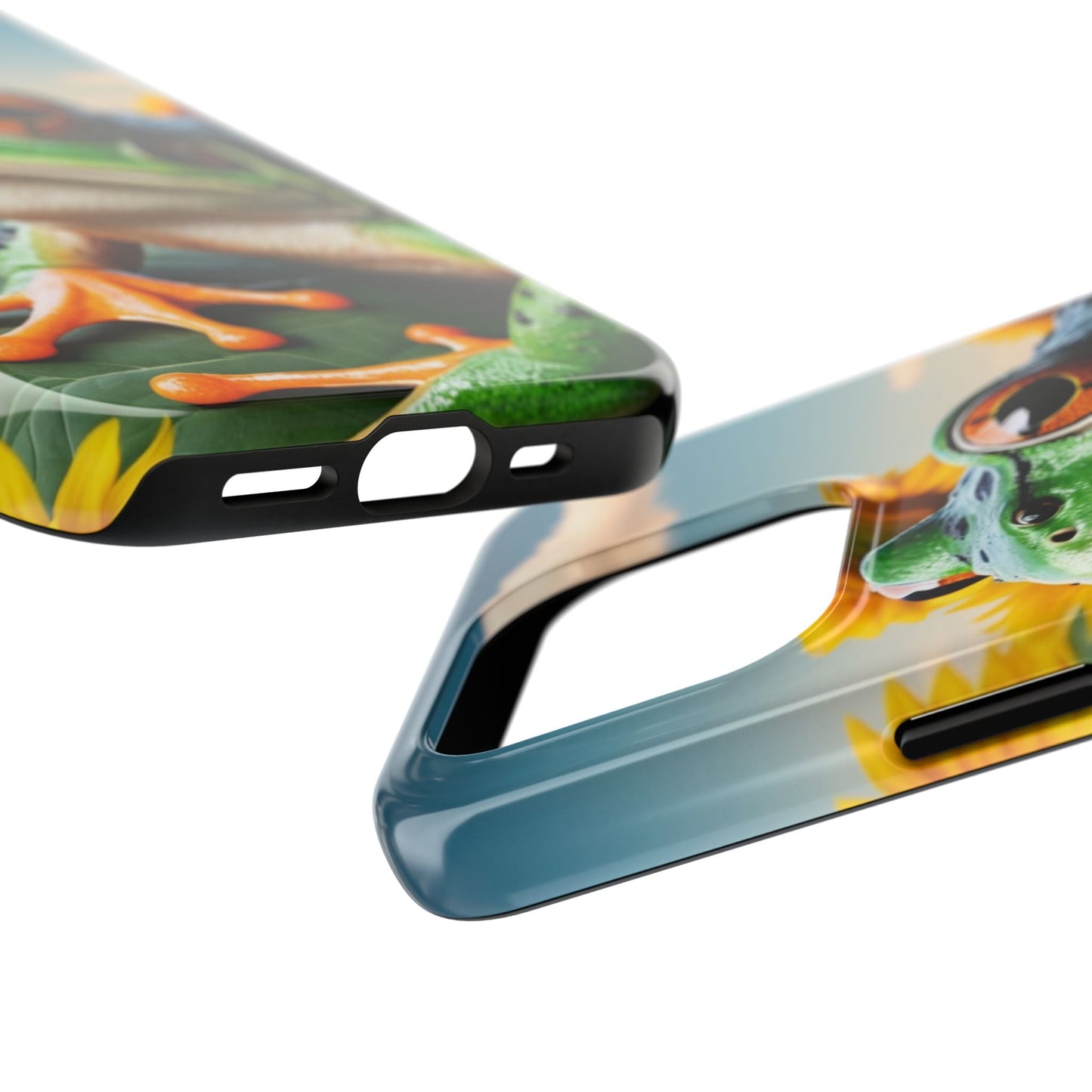 Sunflower Frog Aesthetic - iPhone Series Case - BOGO Cases