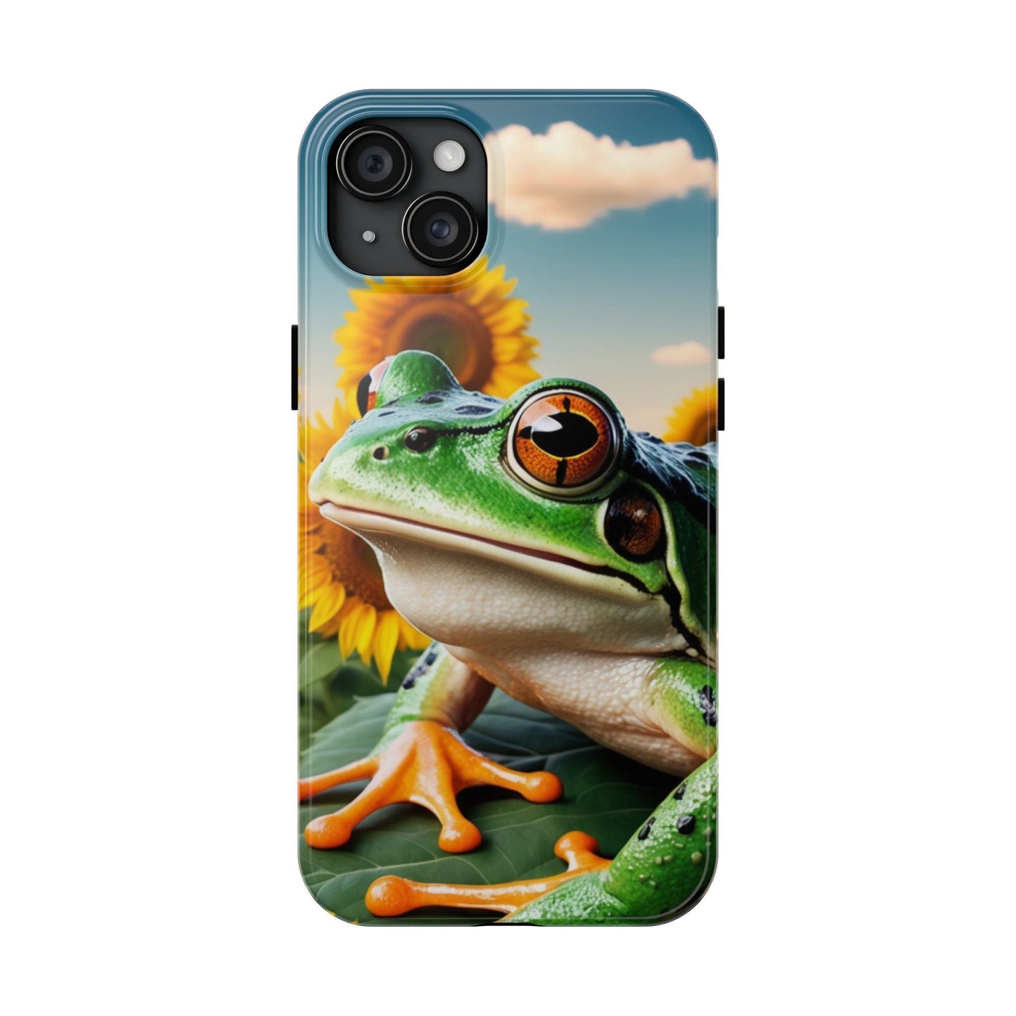 Sunflower Frog Aesthetic - iPhone Series Case - BOGO Cases