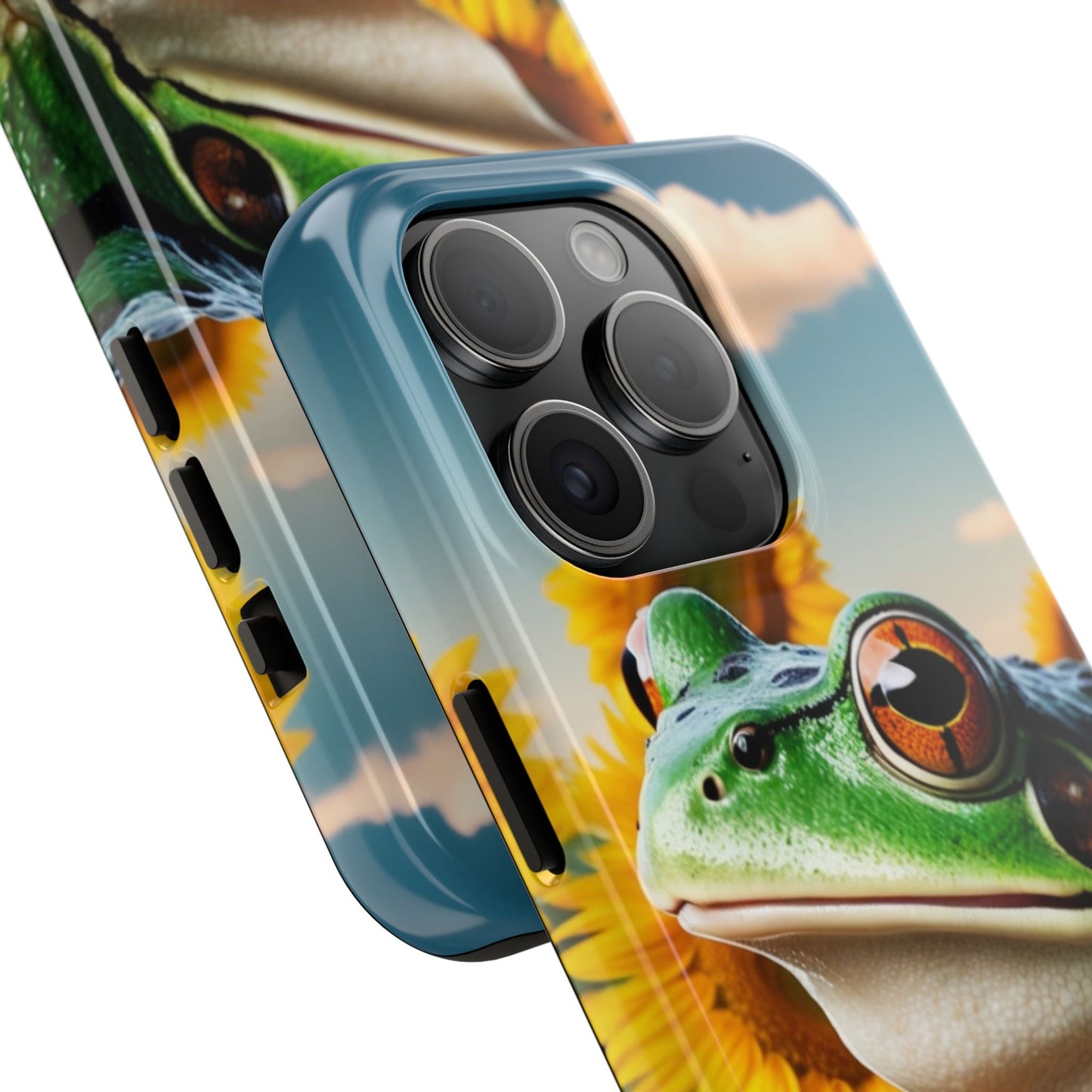 Sunflower Frog Aesthetic - iPhone Series Case - BOGO Cases