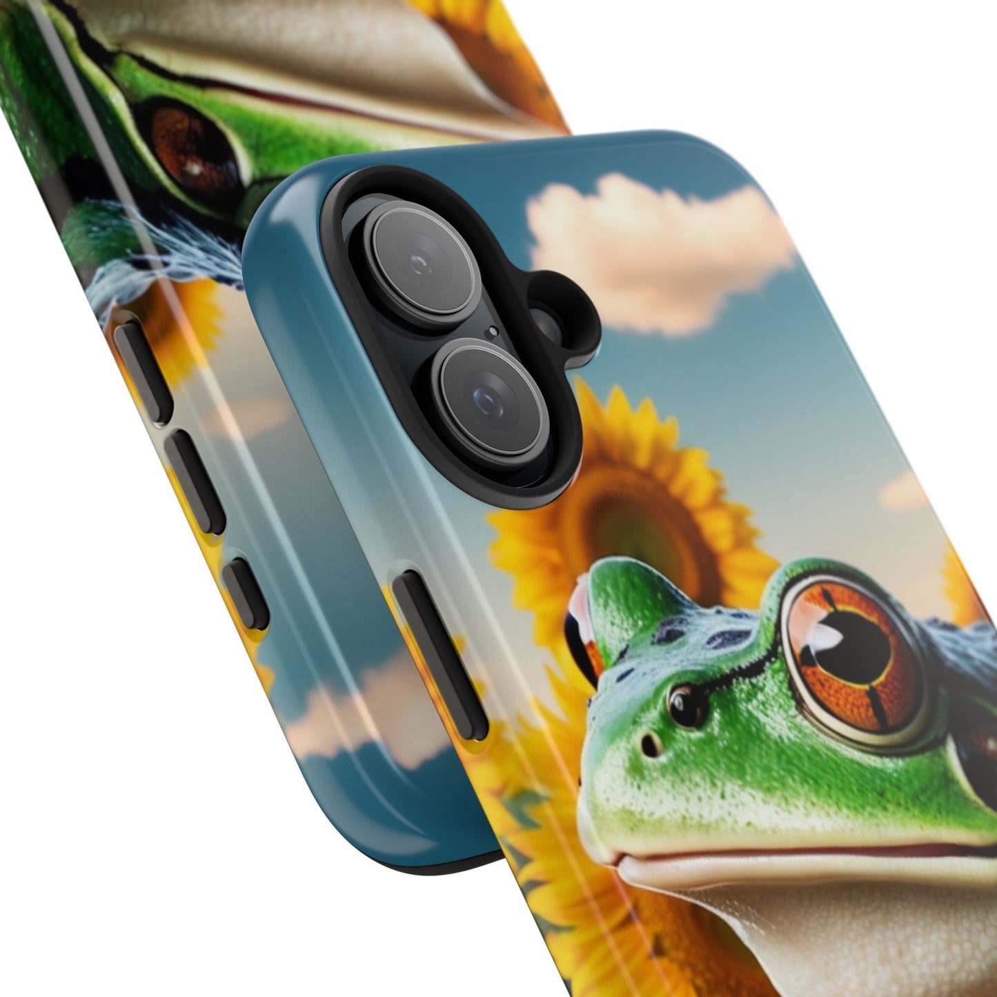 Sunflower Frog Aesthetic - iPhone Series Case - BOGO Cases