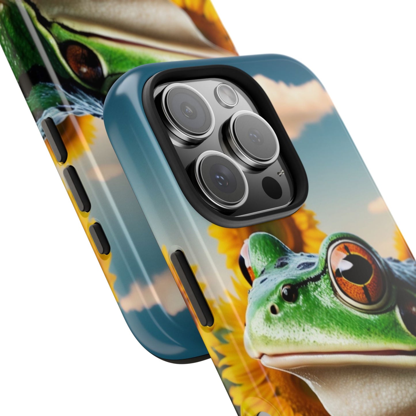 Sunflower Frog Aesthetic - iPhone Series Case - BOGO Cases