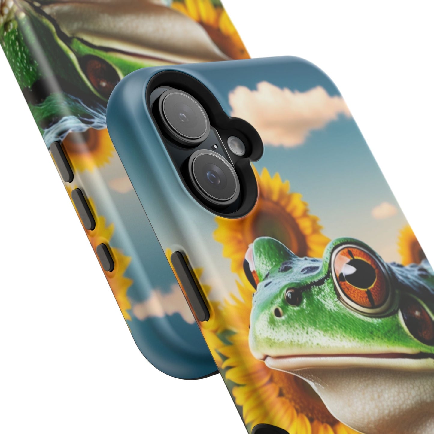 Sunflower Frog Aesthetic - MagSafe iPhone Case - BOGO Cases