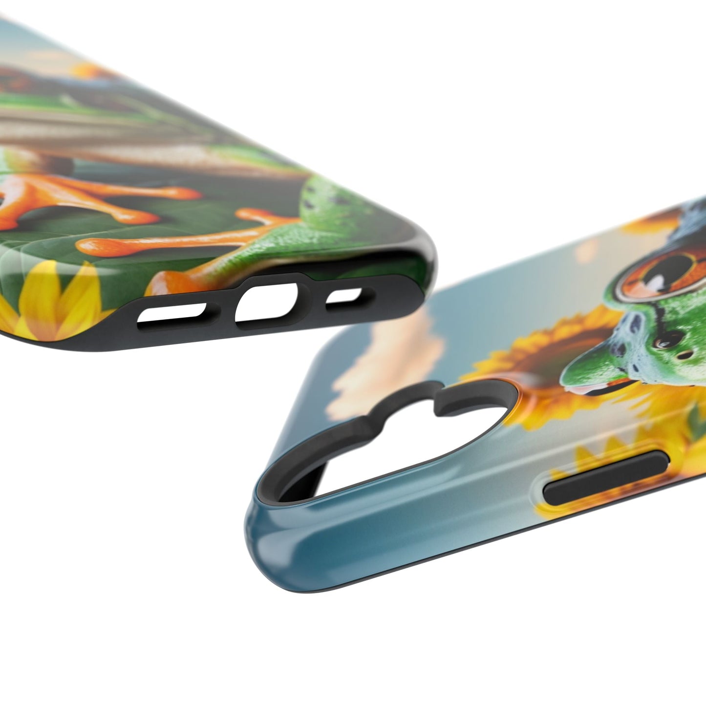 Sunflower Frog Aesthetic - MagSafe iPhone Case - BOGO Cases