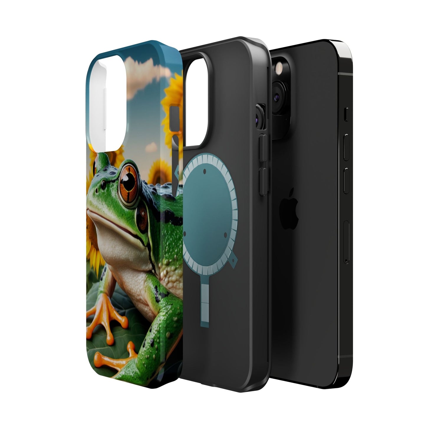 Sunflower Frog Aesthetic - MagSafe iPhone Case - BOGO Cases