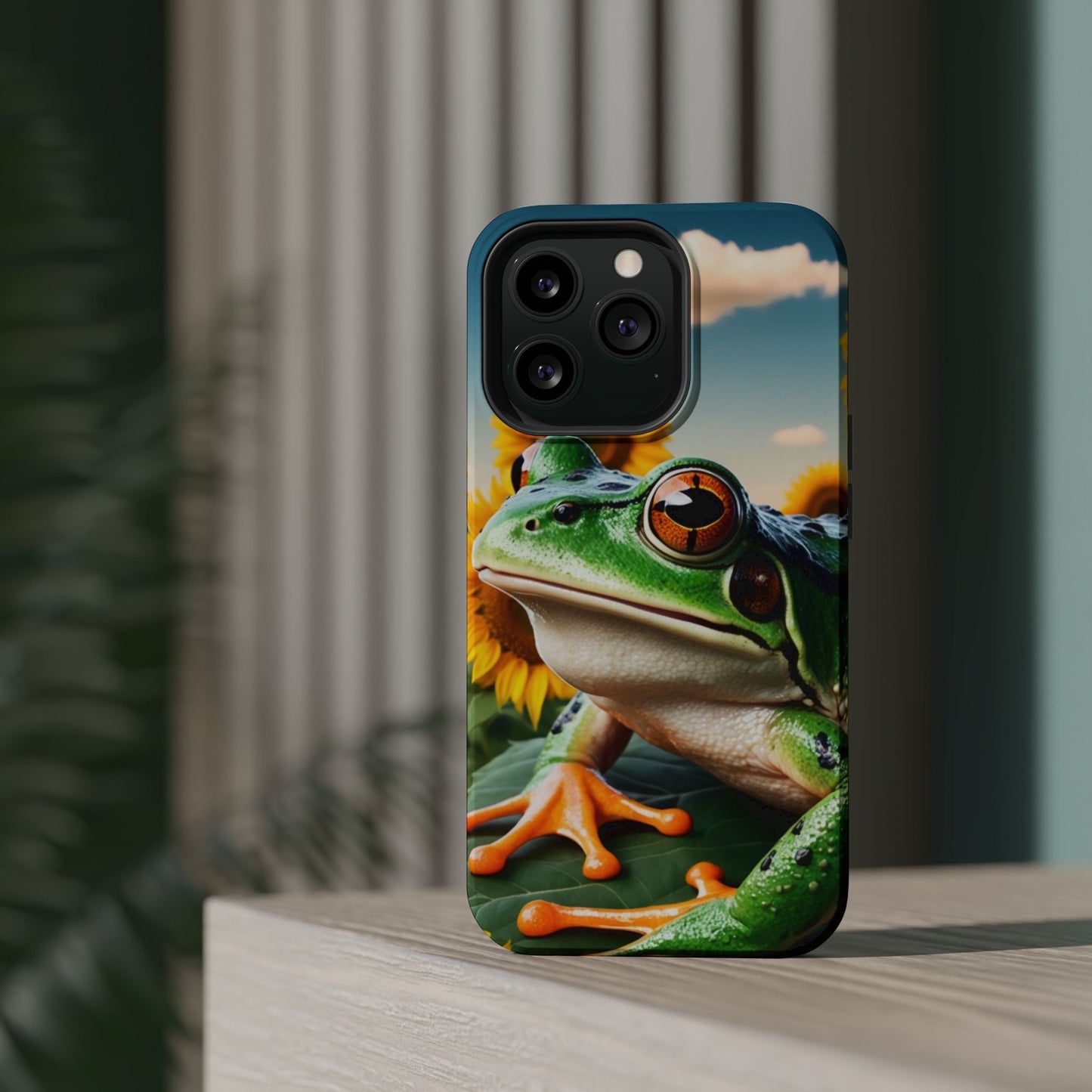 Sunflower Frog Aesthetic - MagSafe iPhone Case - BOGO Cases