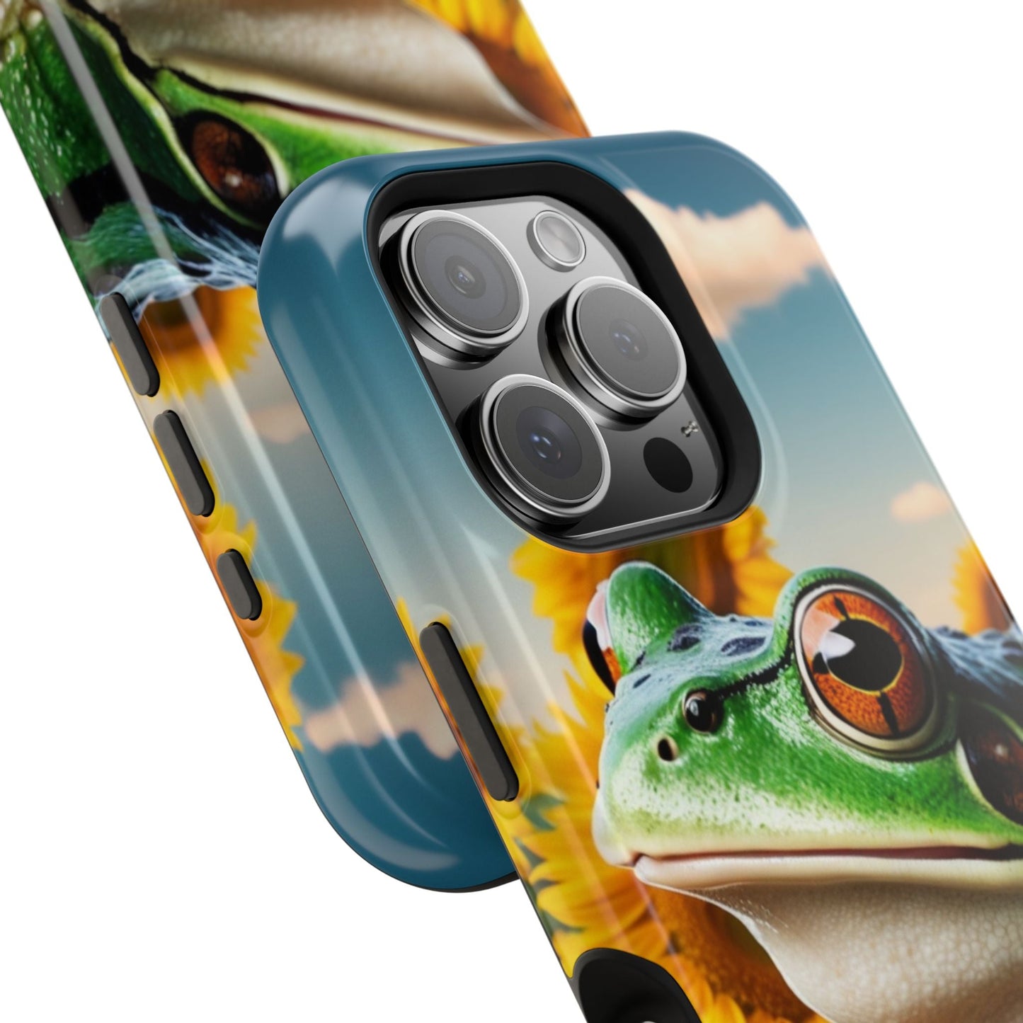 Sunflower Frog Aesthetic - MagSafe iPhone Case - BOGO Cases